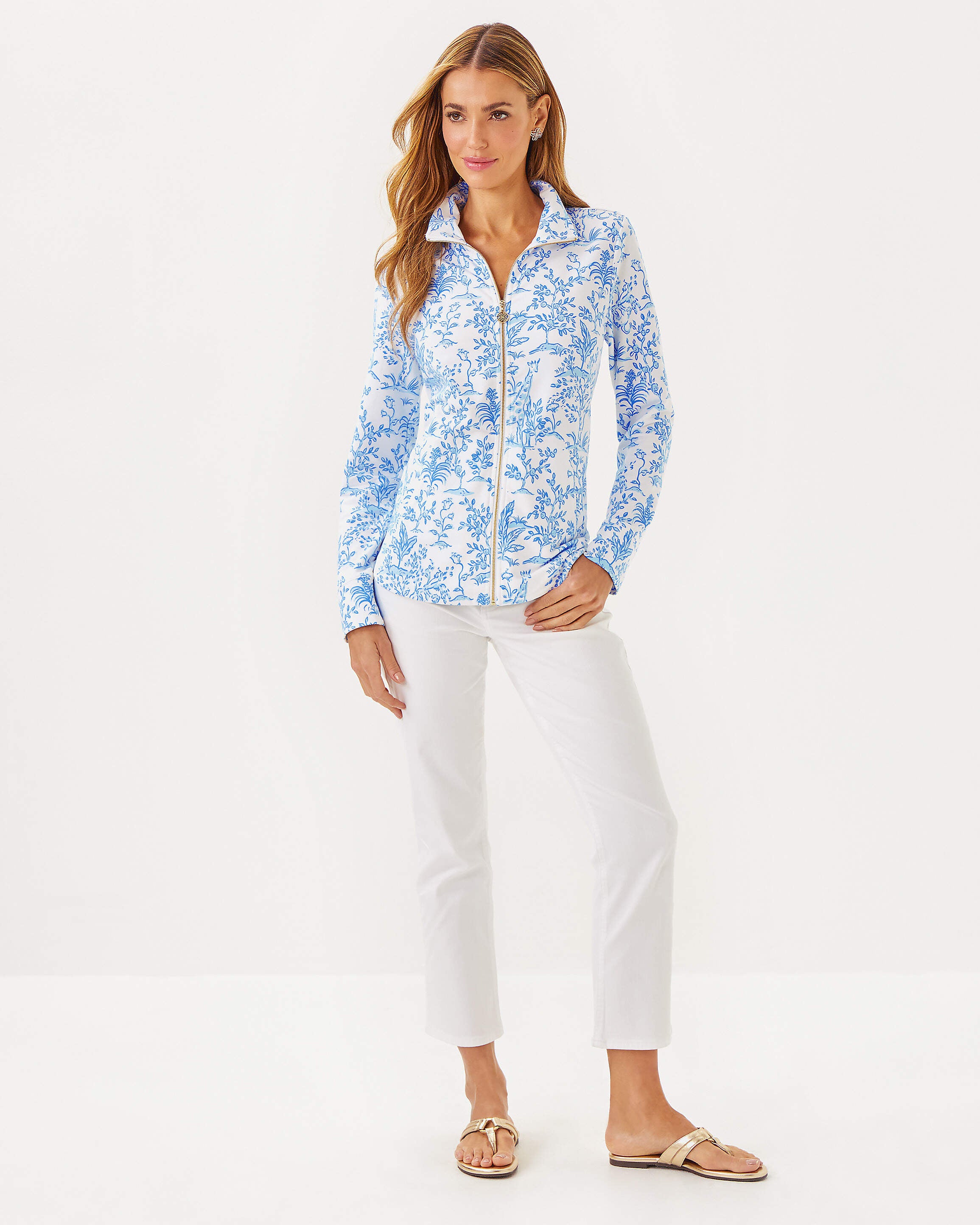 Leona Upf 50+ Zip-Up