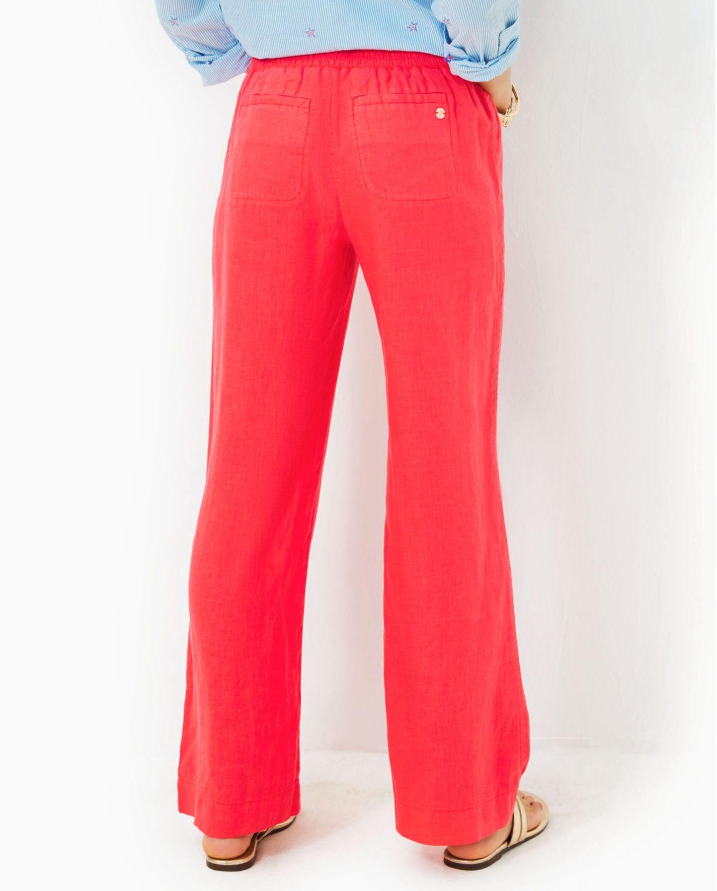 Deri Linen Palazzo Pant