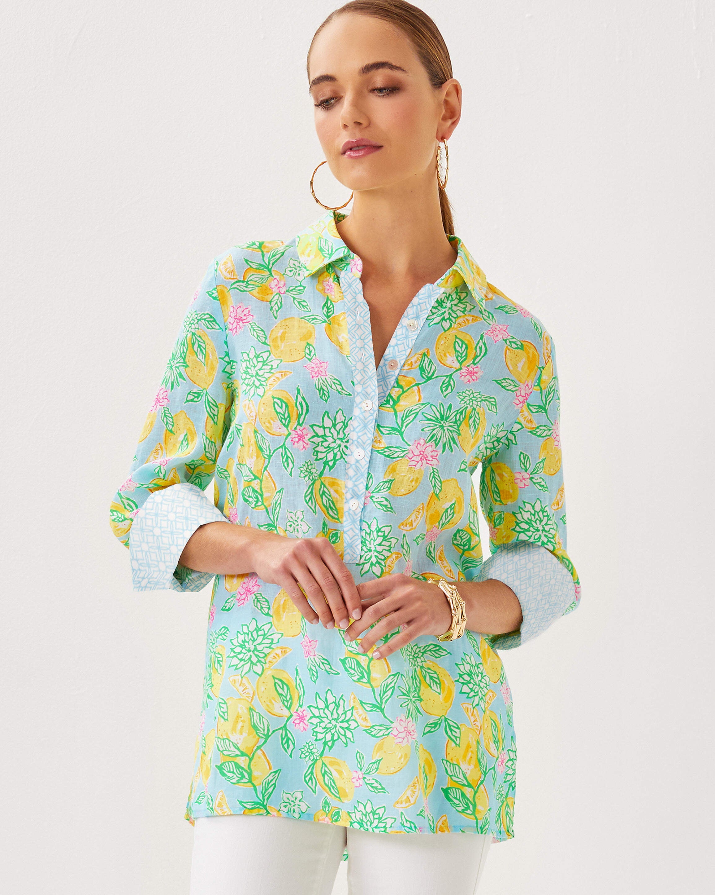 Riverlyn Pieced Print Tun