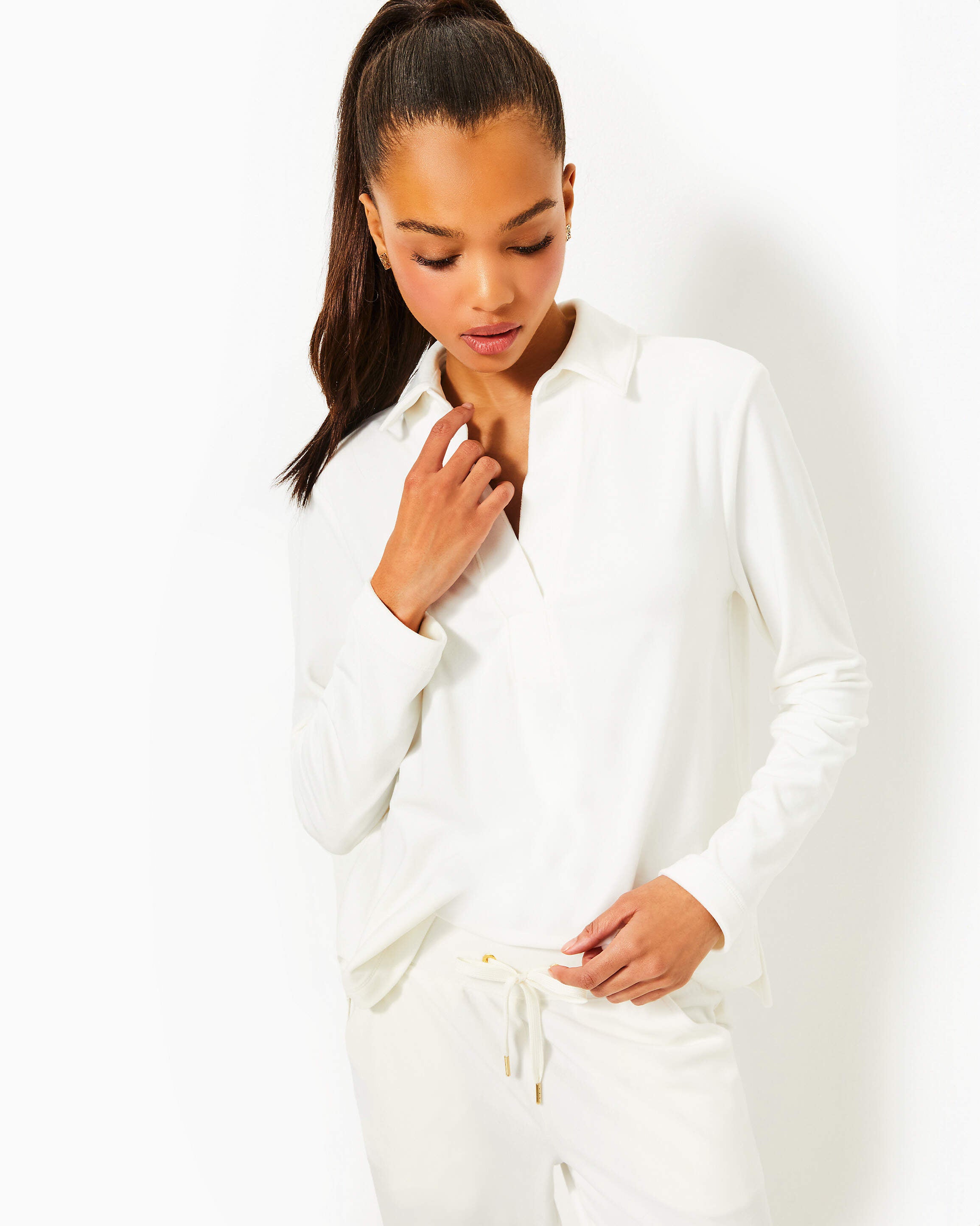 August Velour Pullover
