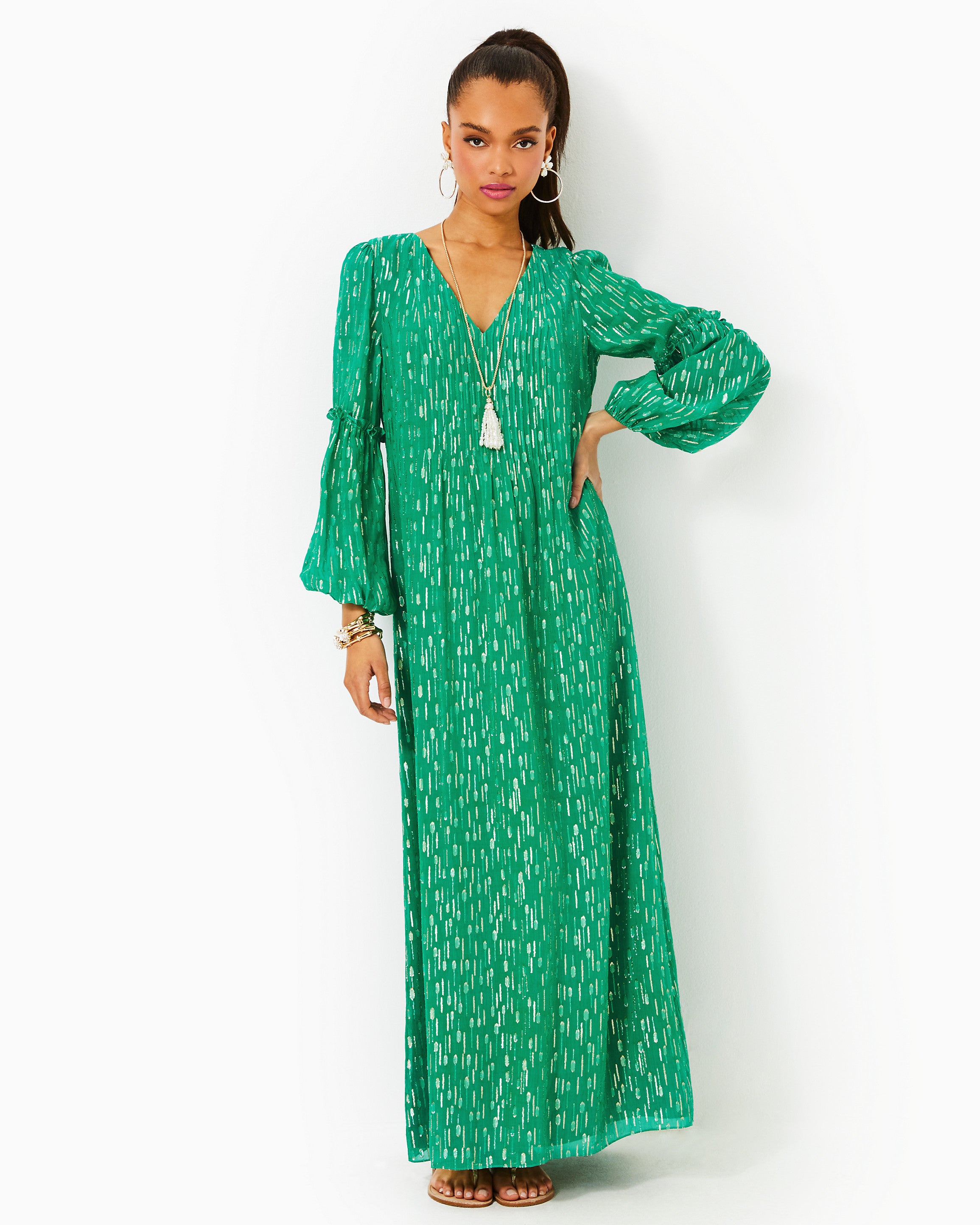 Cleme Long Sleeve Maxi Dress