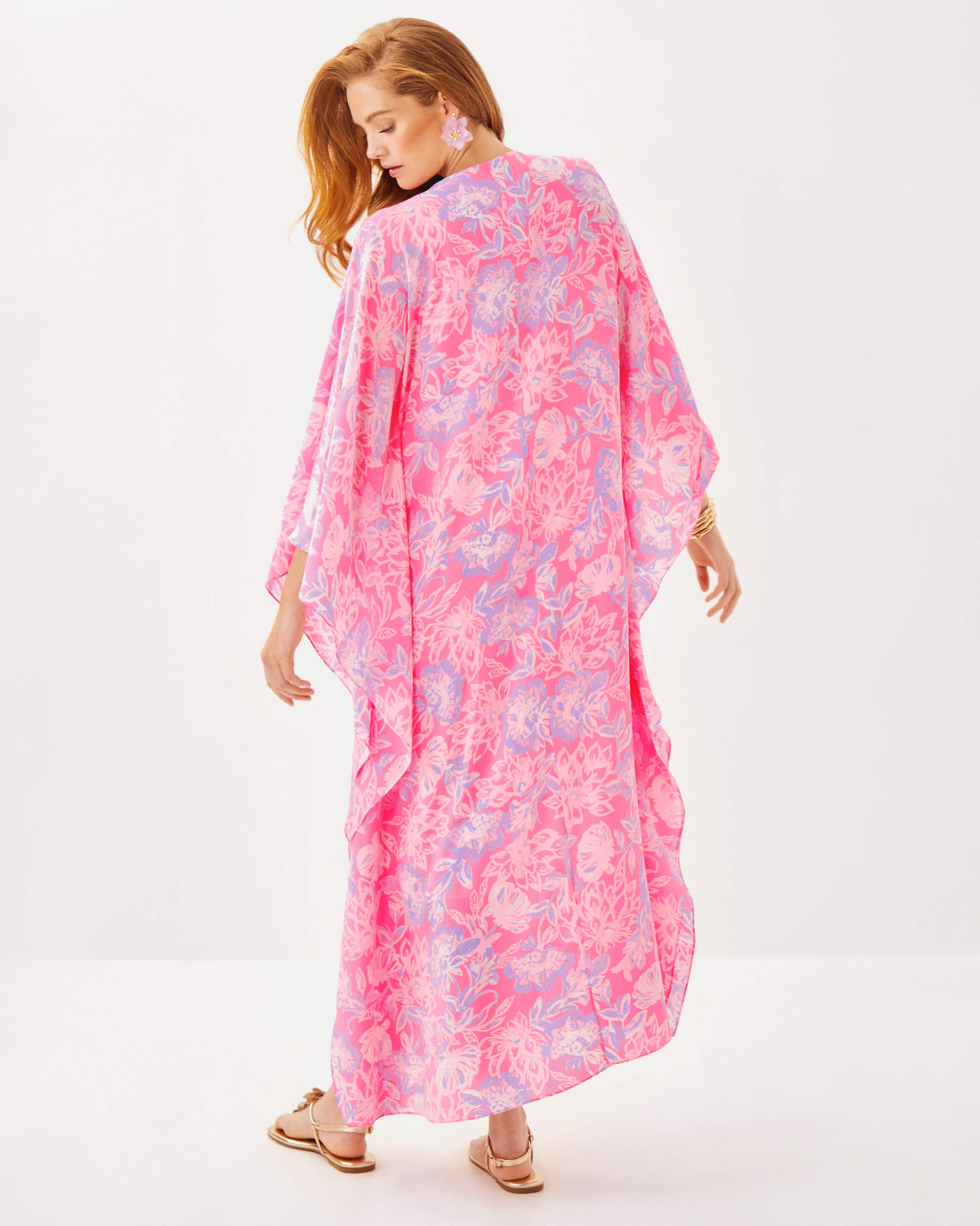 Mindy Beaded Silk Maxi Ca