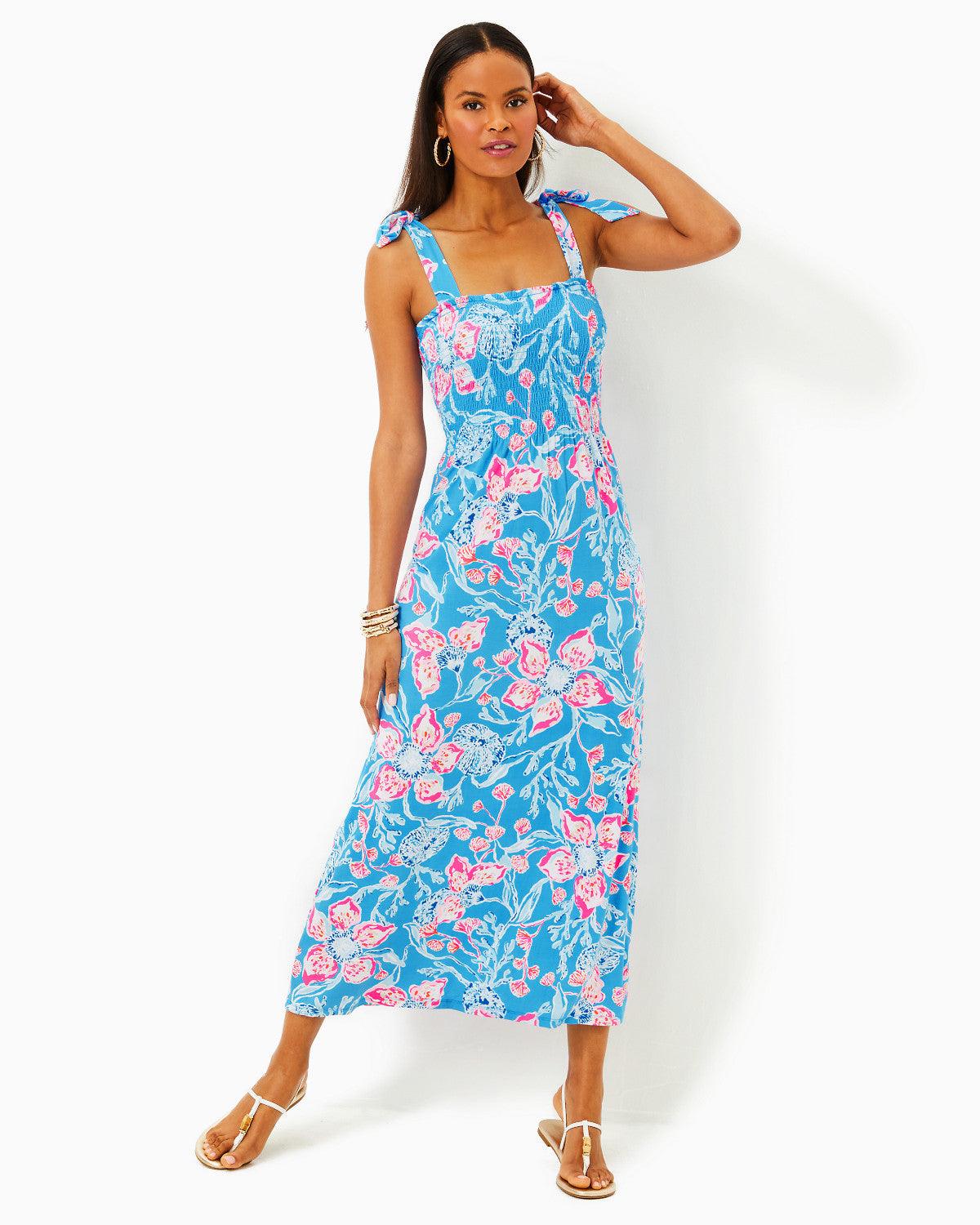 Kailua Smocked Maxi Dress