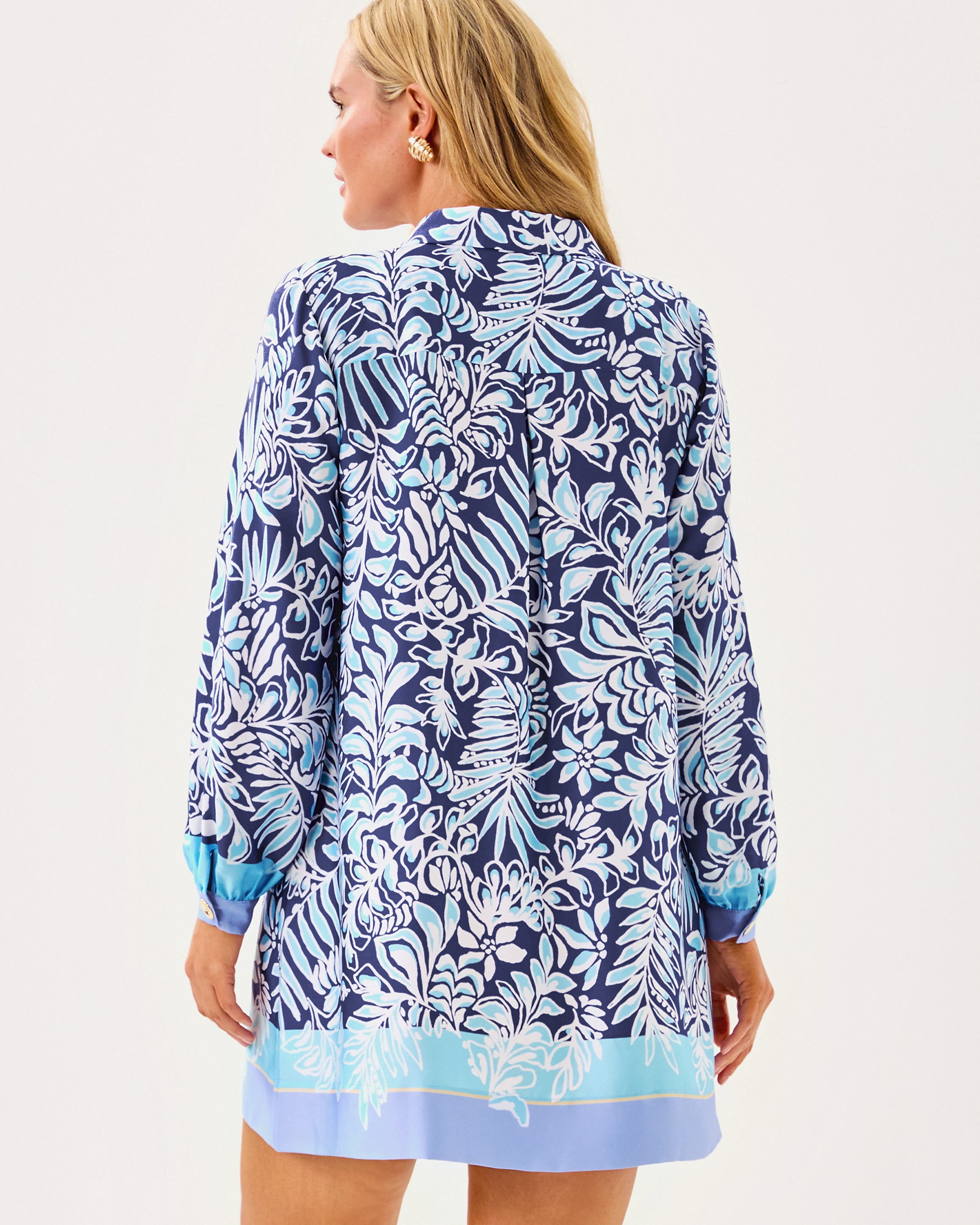Iralanne Long Sleeve Popover Dress