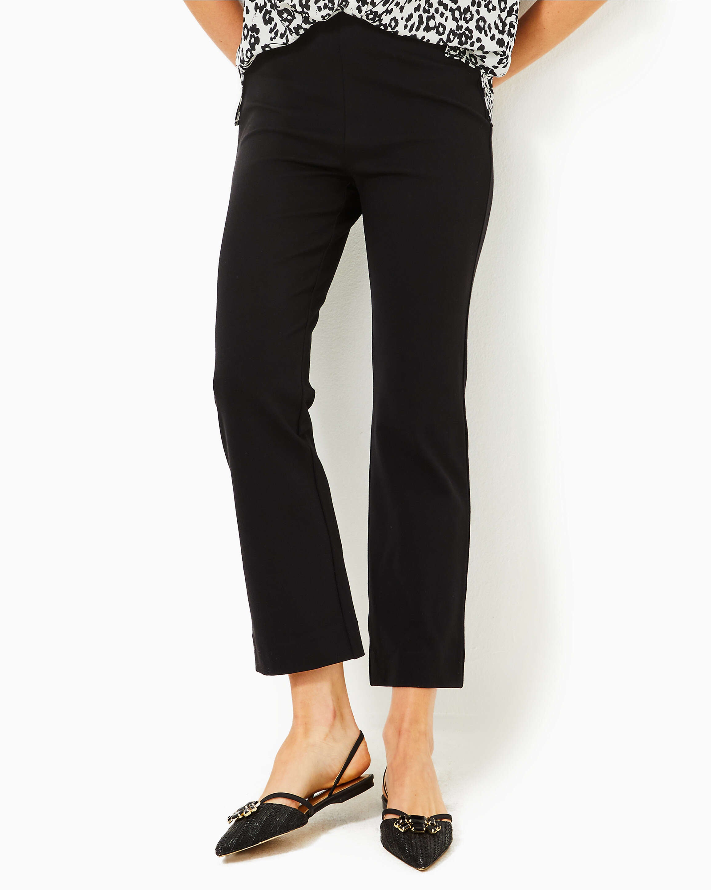 Christabel Ponte Crop Flare pant