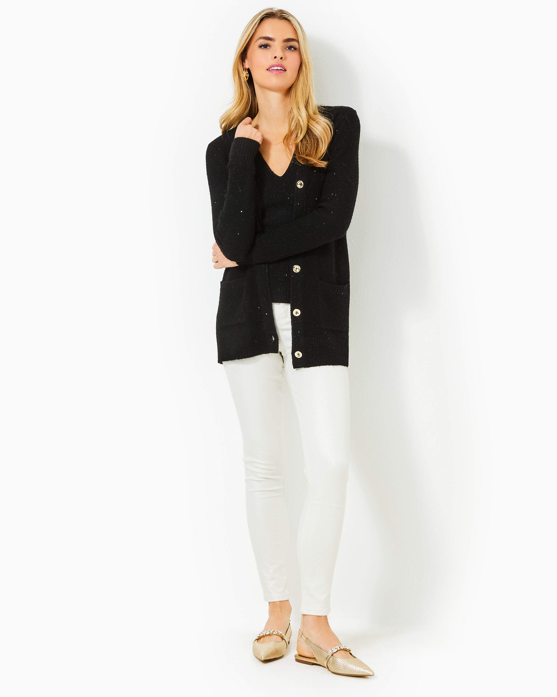 Averlie Sequin Cardigan