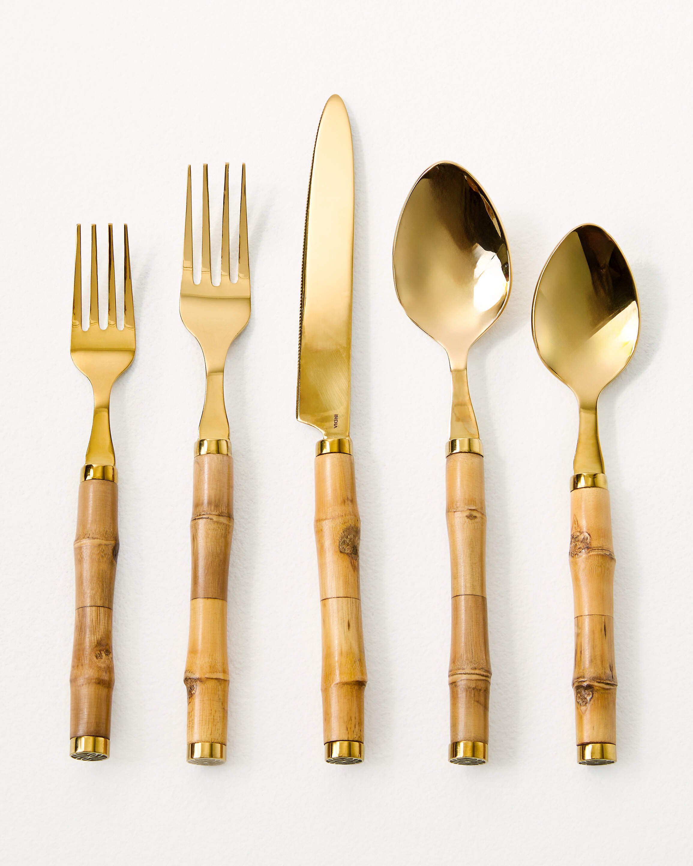 Gold Flatware Set