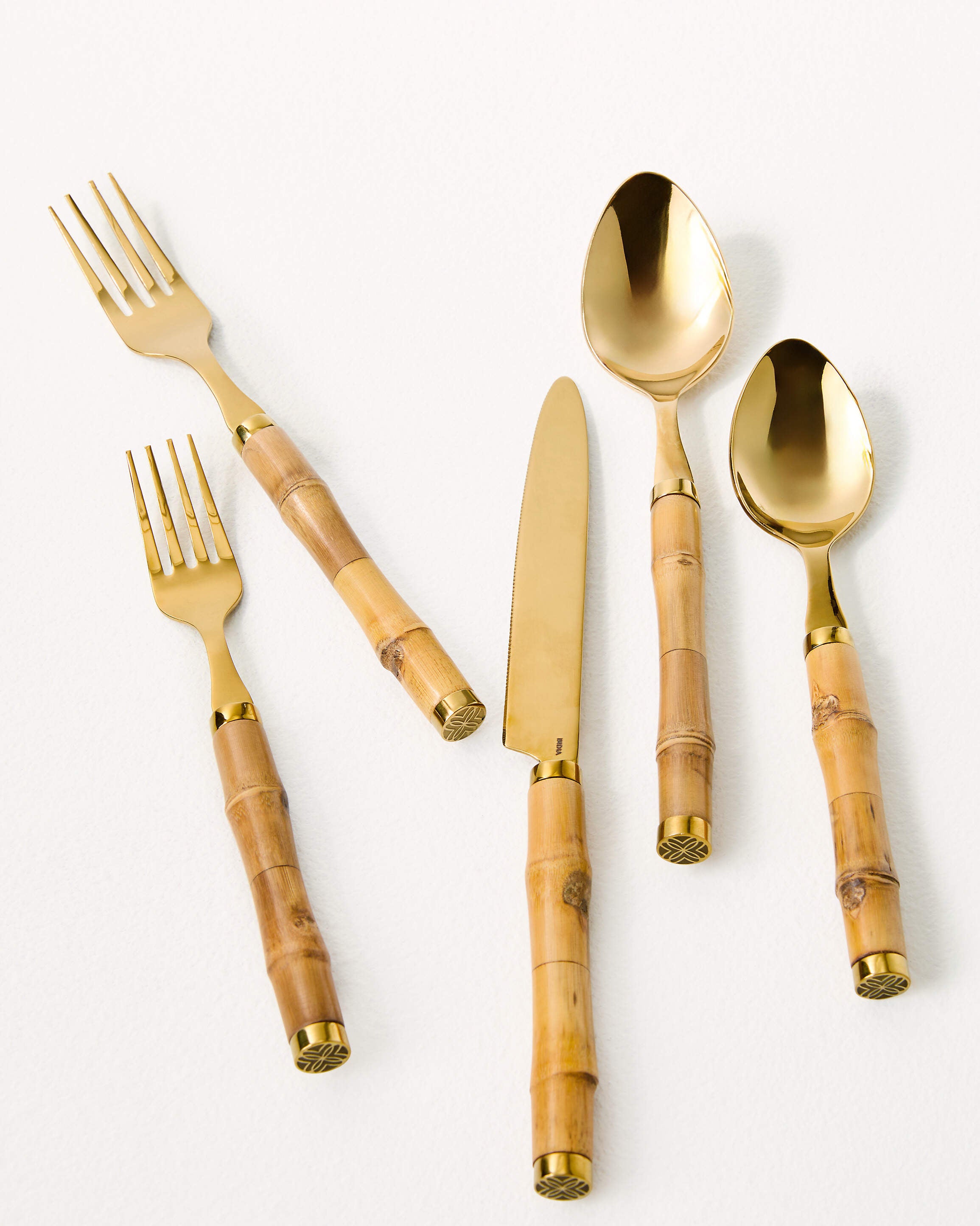 Gold Flatware Set