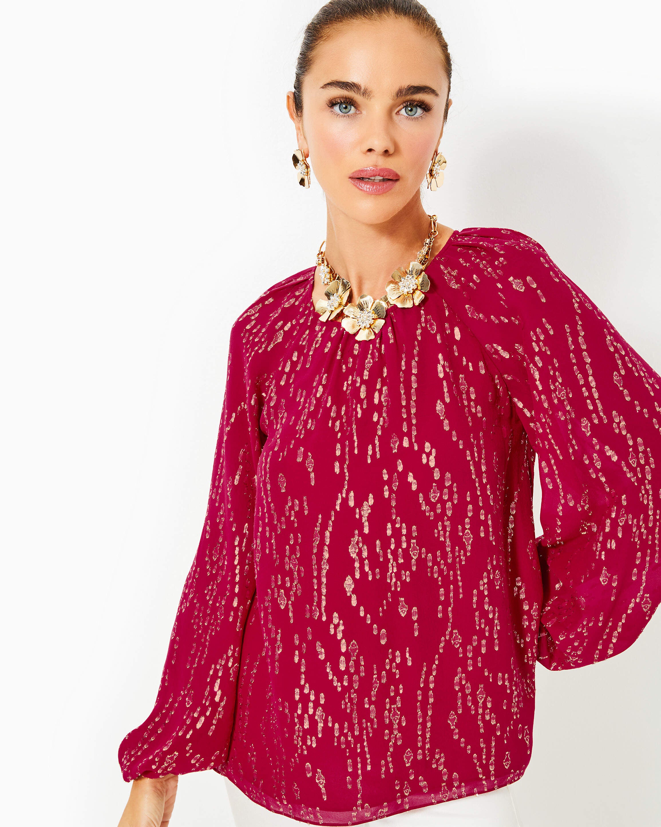 Noraleen Silk Top
