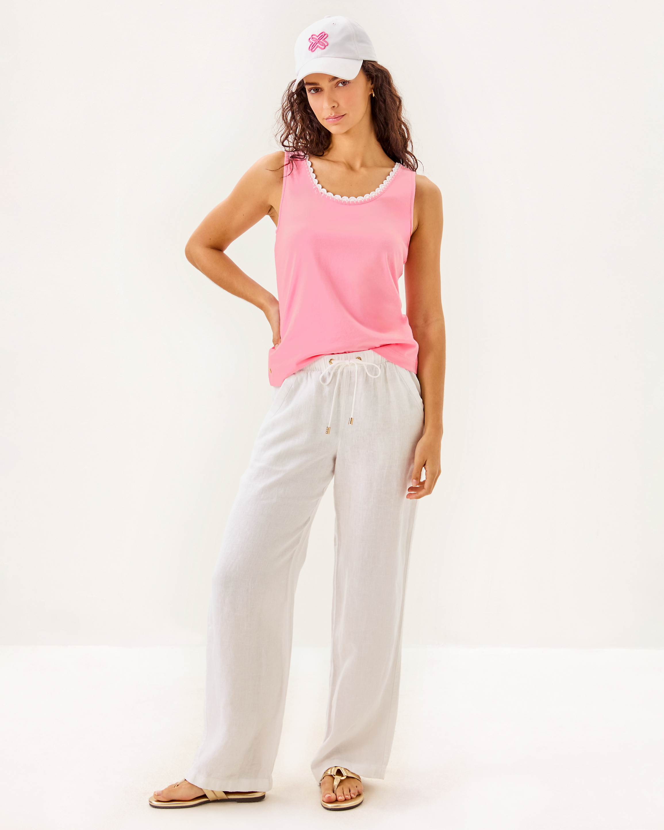Gabbie Crochet Trimmed Knit Top