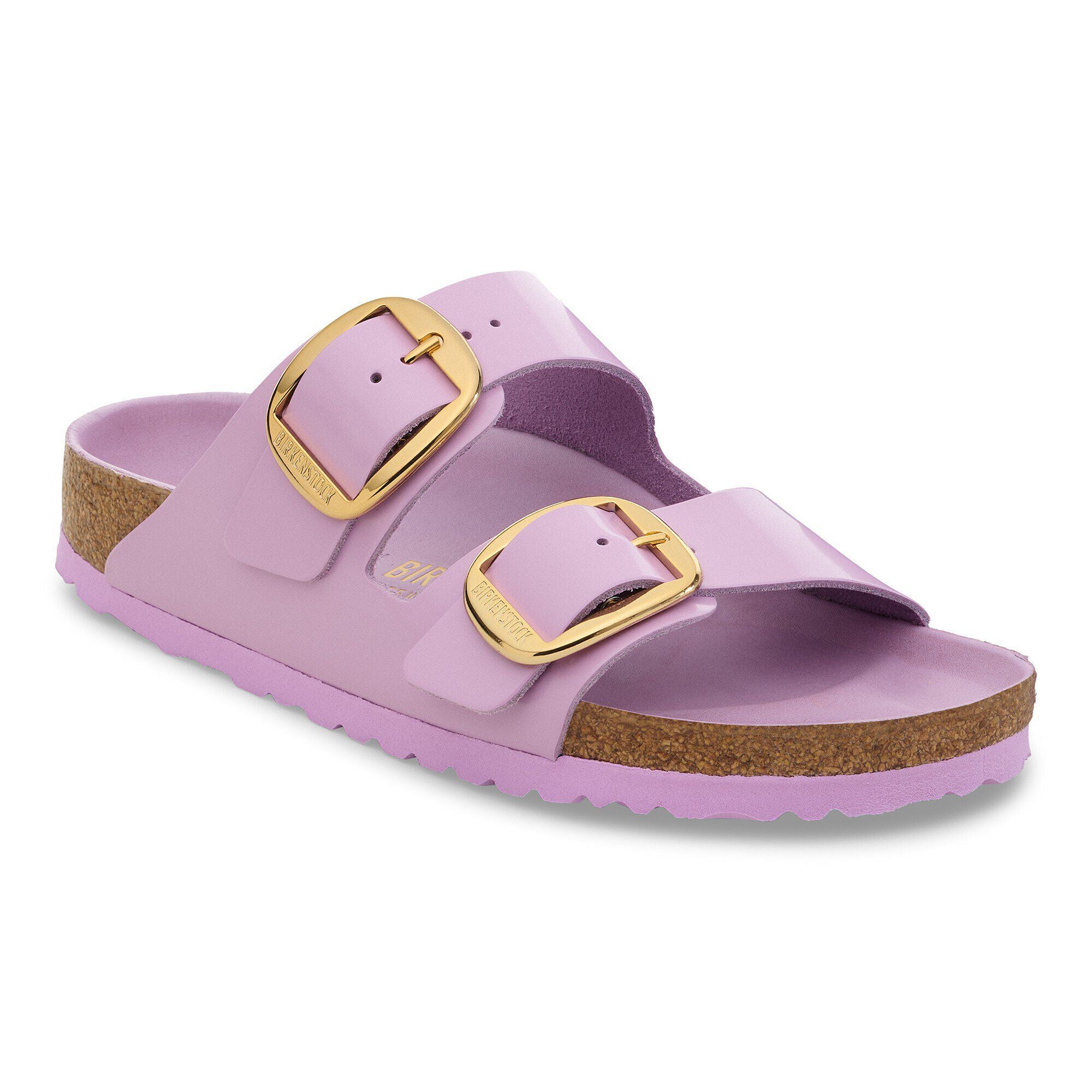 Arizona Big Buckle Natural Leather Paten