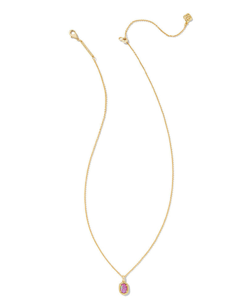 Daphne Framed Short Pendant Necklace