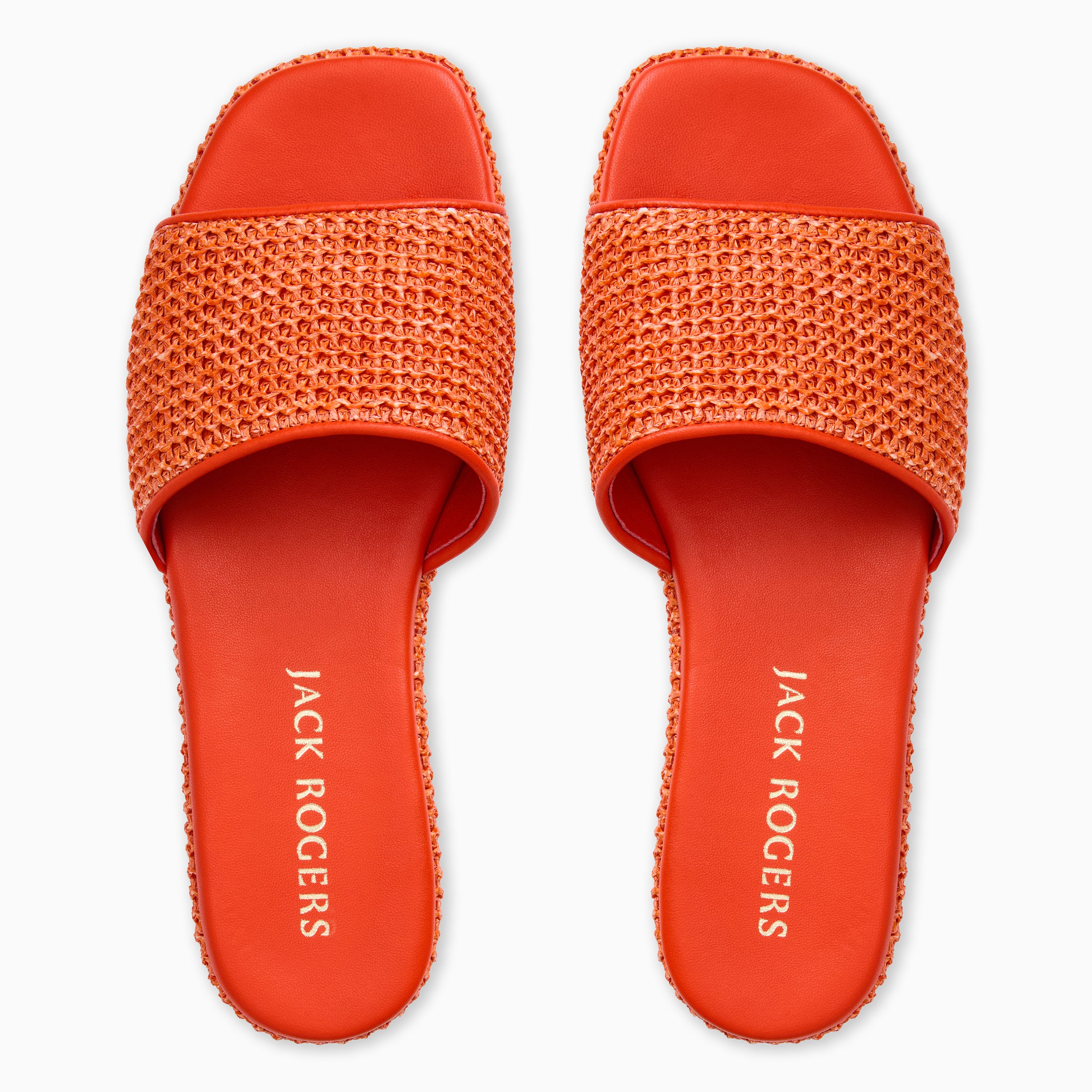 Bay Flatform Sandal - Raffia