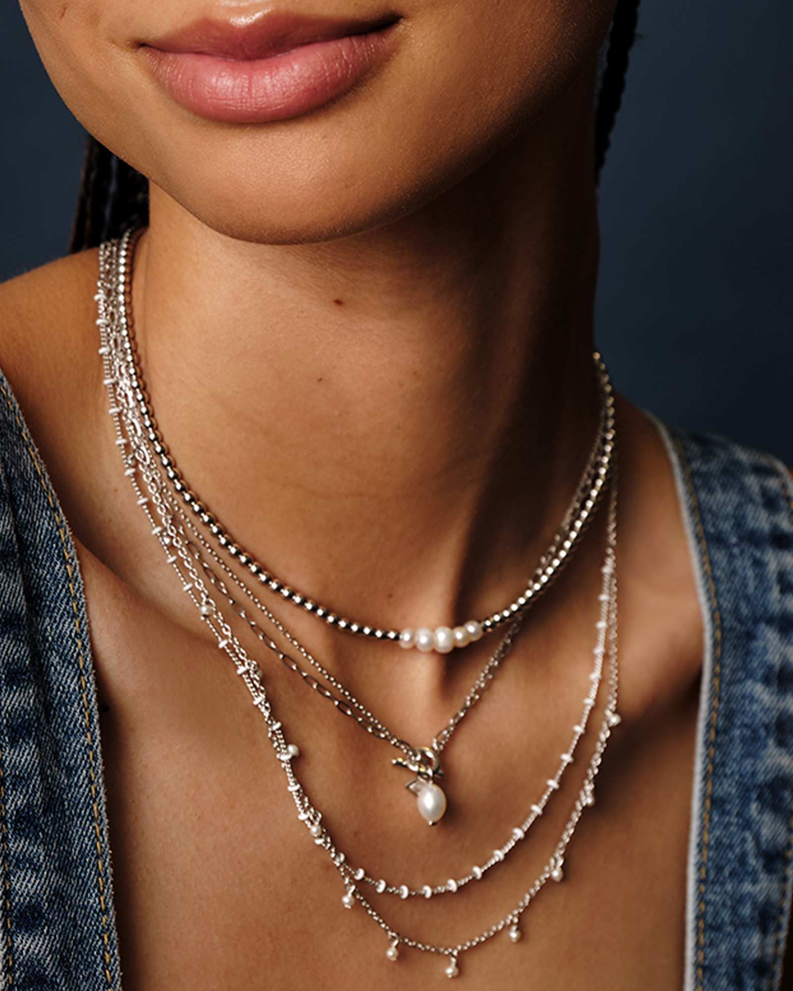 Eve Chain Multi Strand Necklace