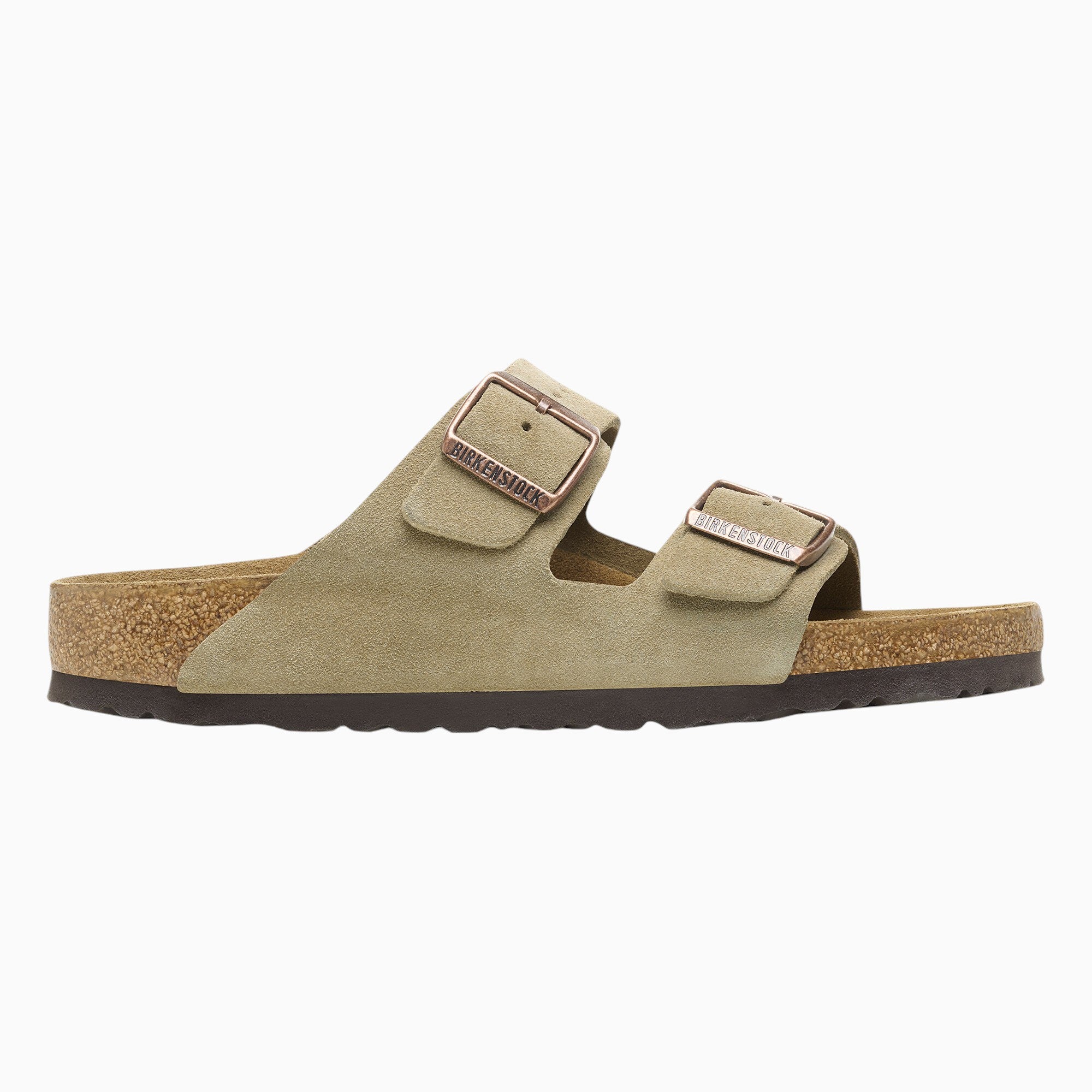 Birkenstock Arizona Suede Leather in Taupe