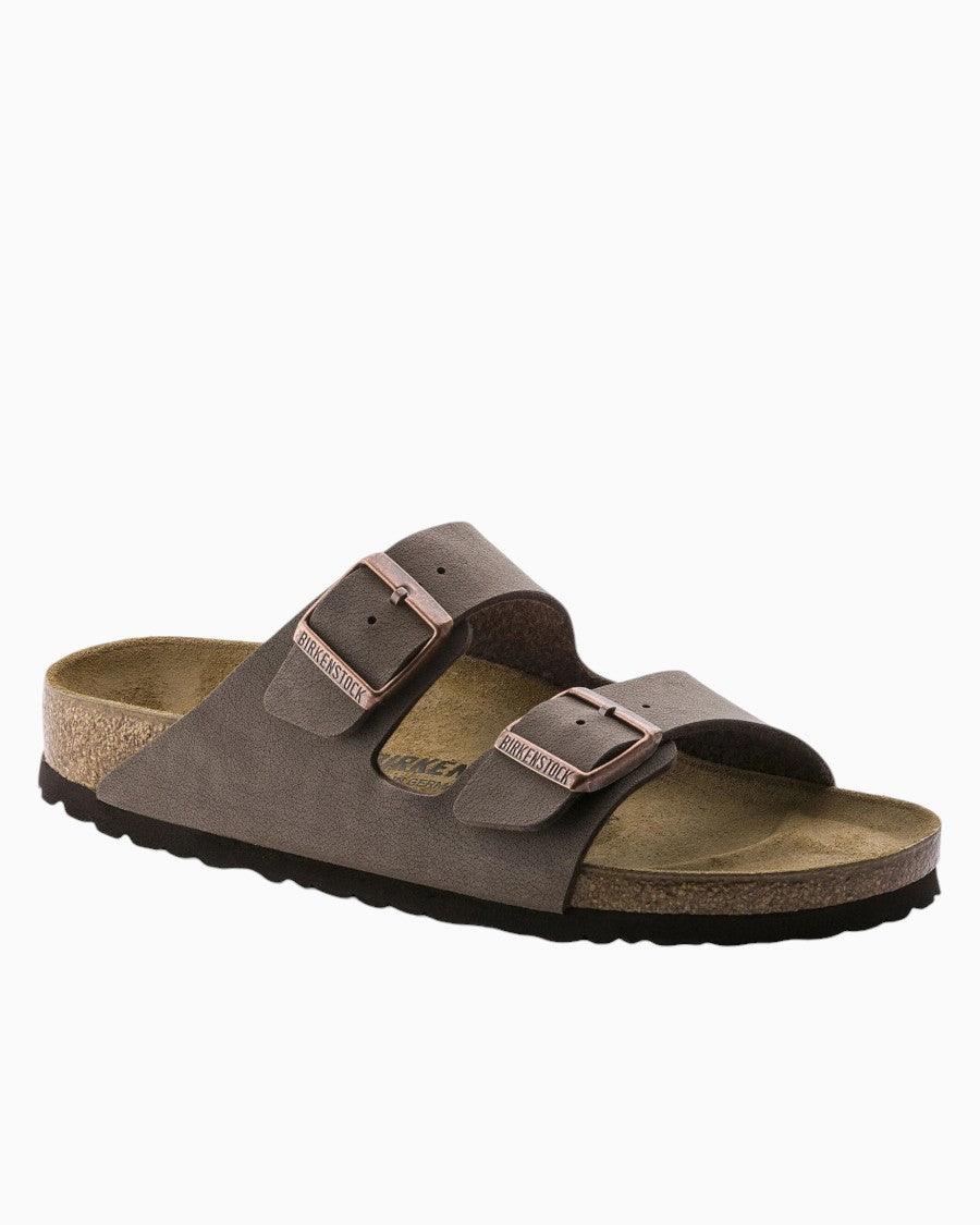 Birkenstock Arizona Birko-Flor Birkibuc in Mocha