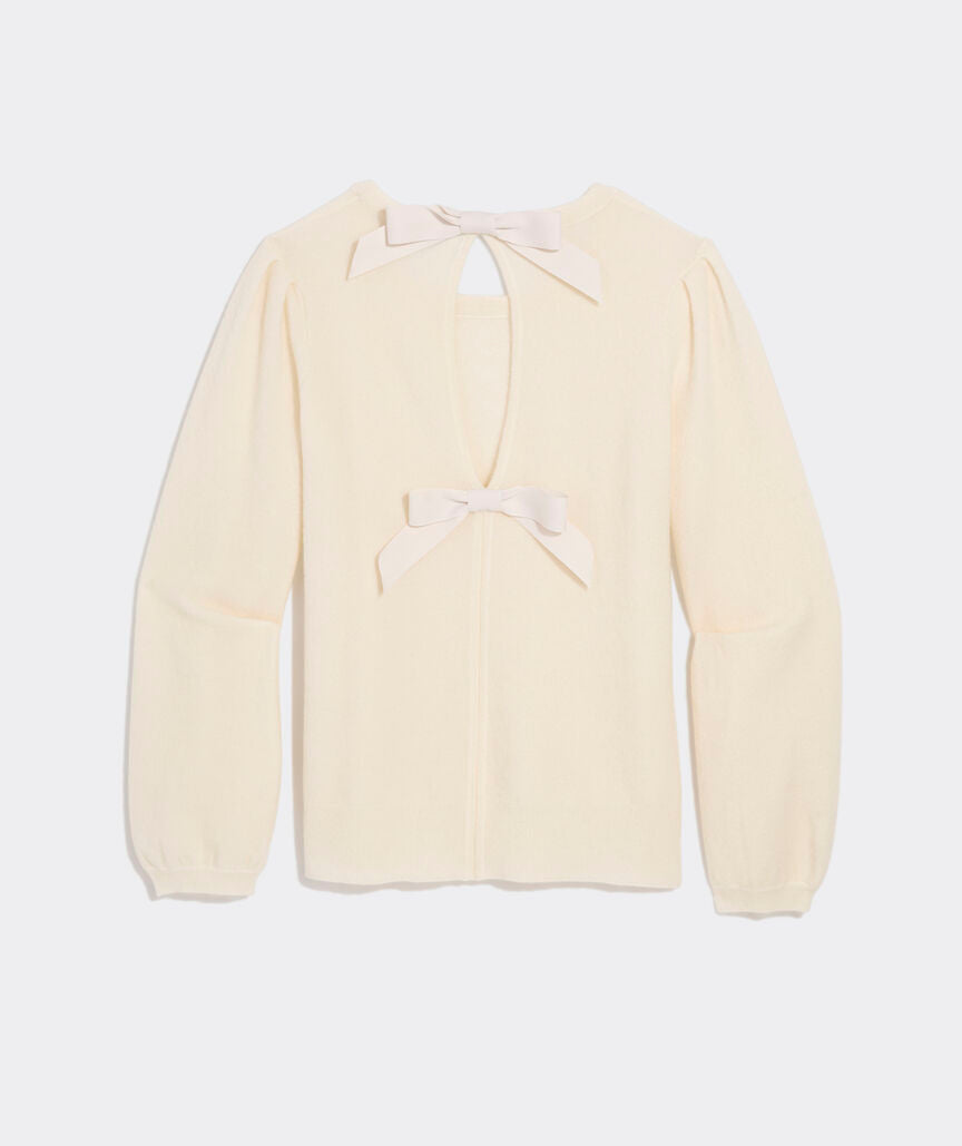 Bow Back Sweater