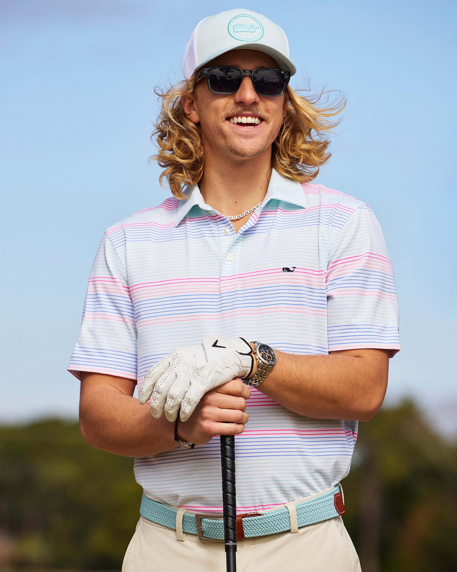 Harborview Stripe Sankaty Polo