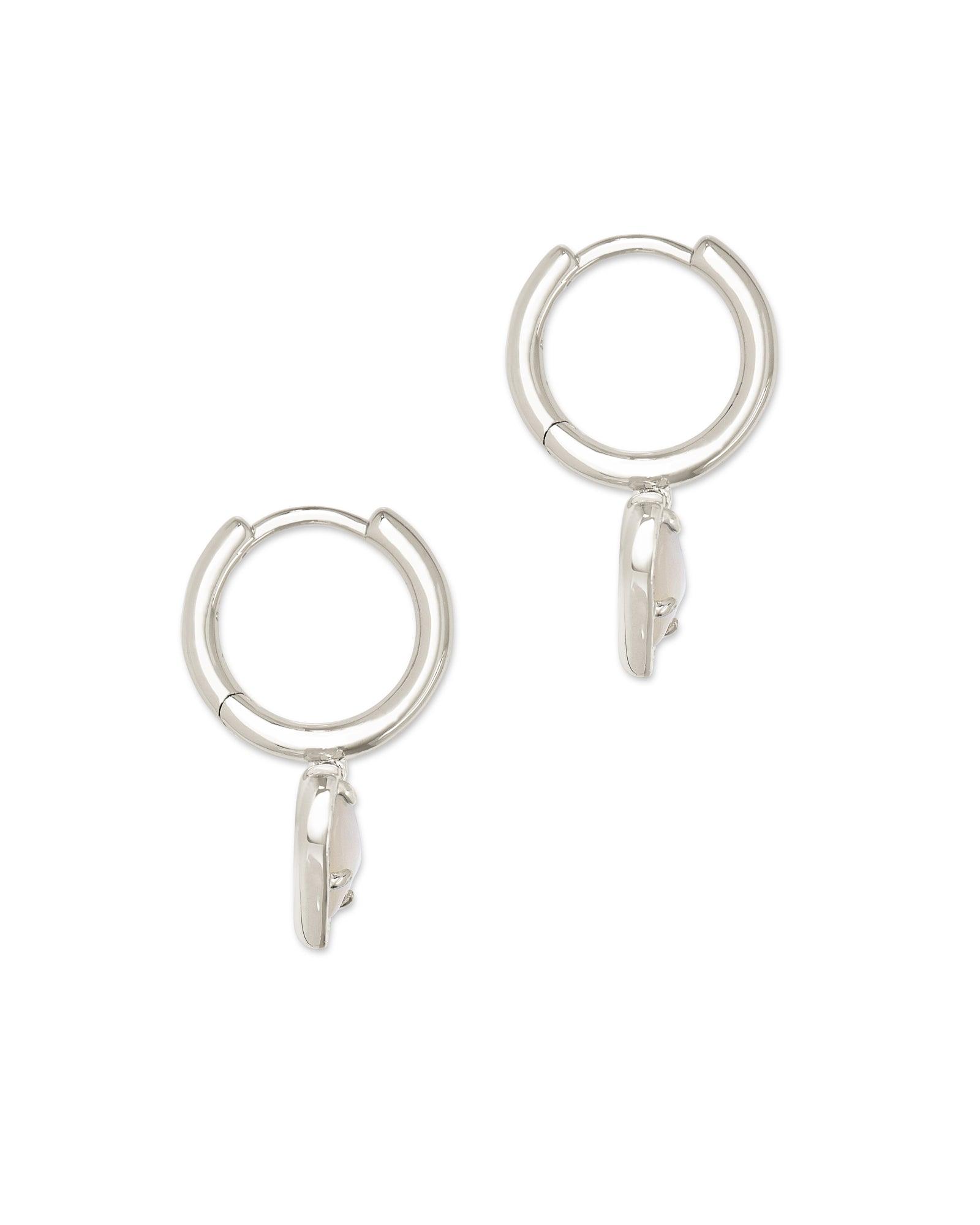 Ari Heart Huggie Earrings