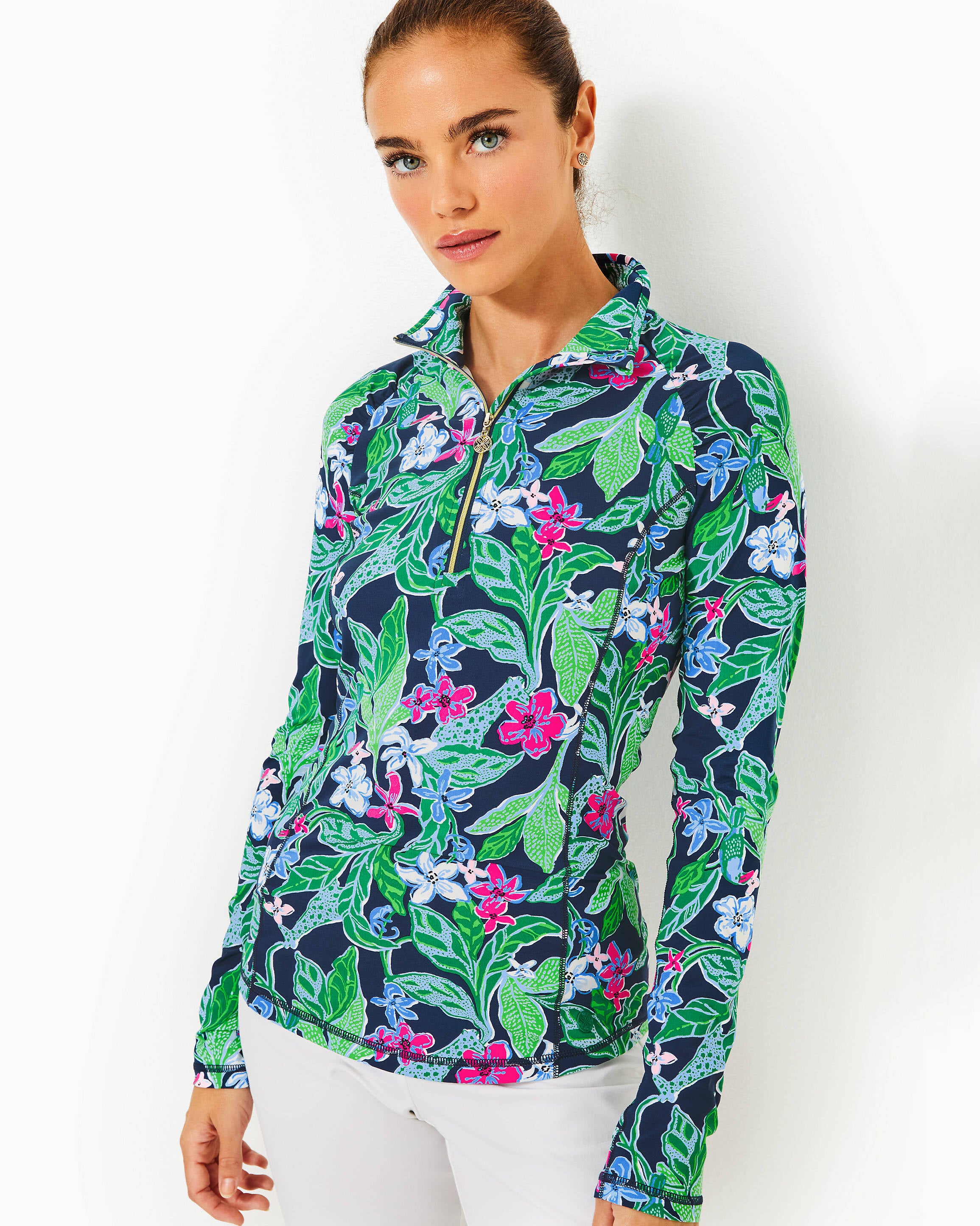 Justine Half Zip Upf 50+