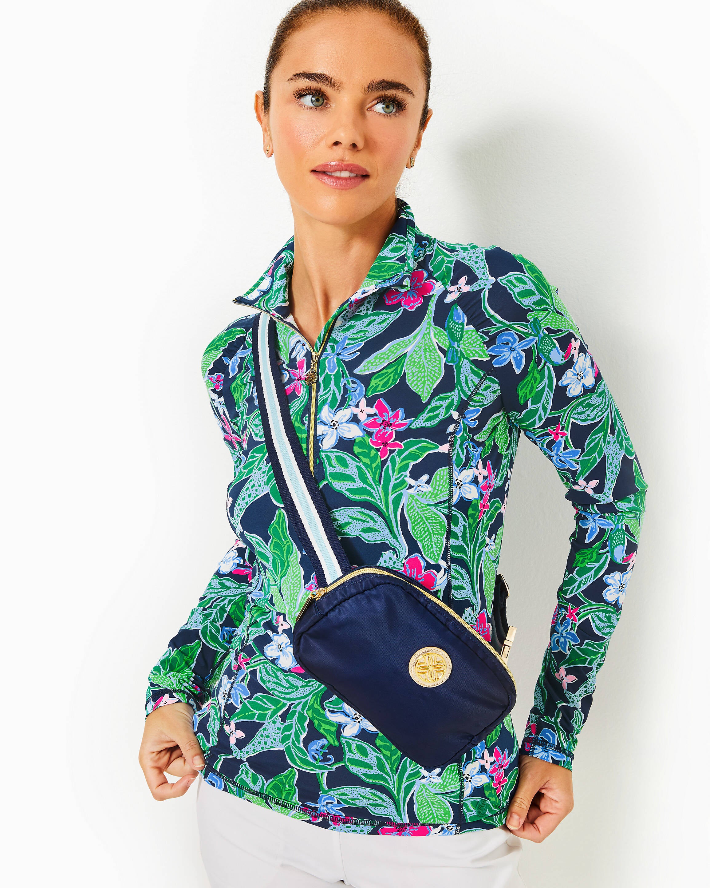 Justine Half Zip Upf 50+