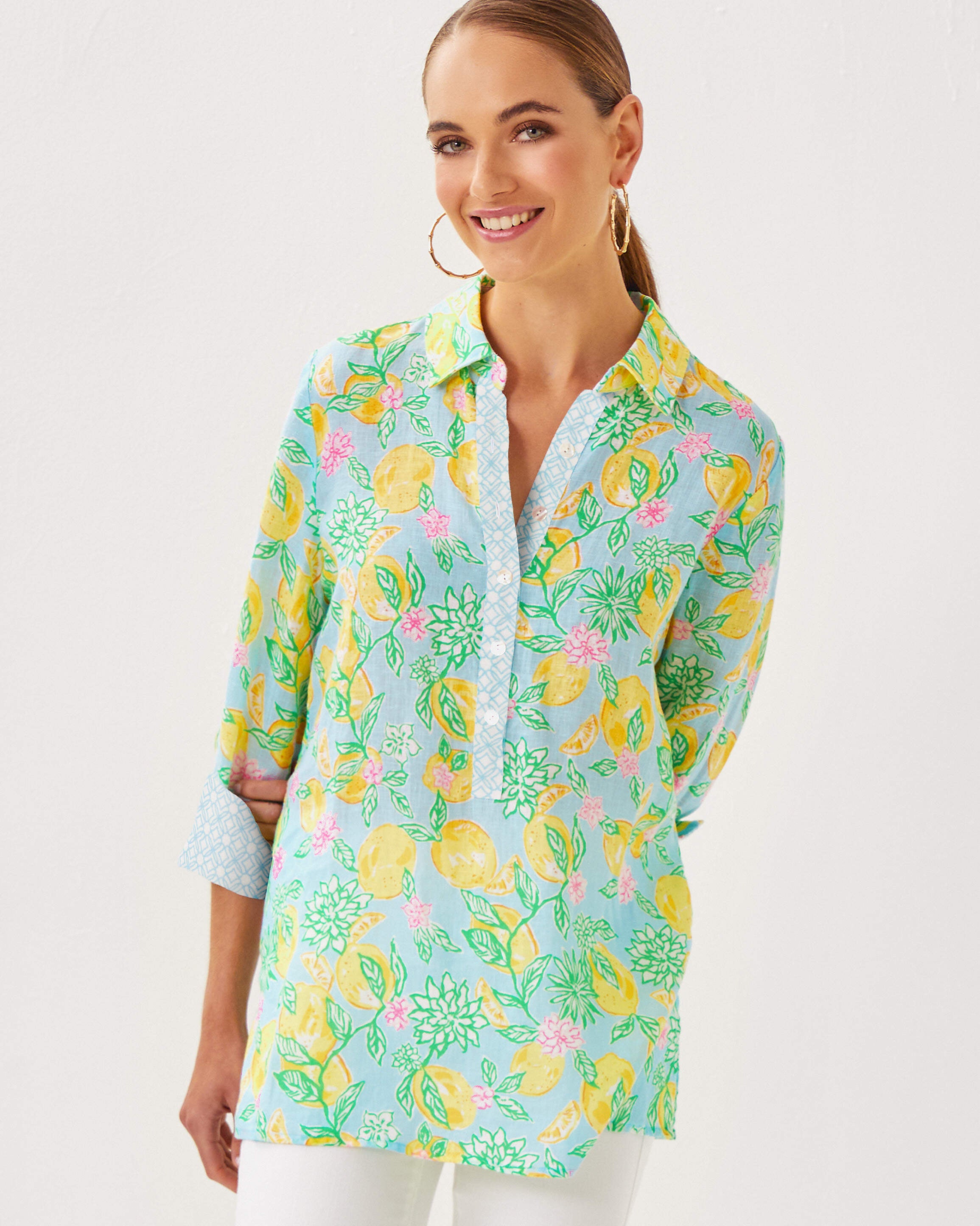 Riverlyn Pieced Print Tun