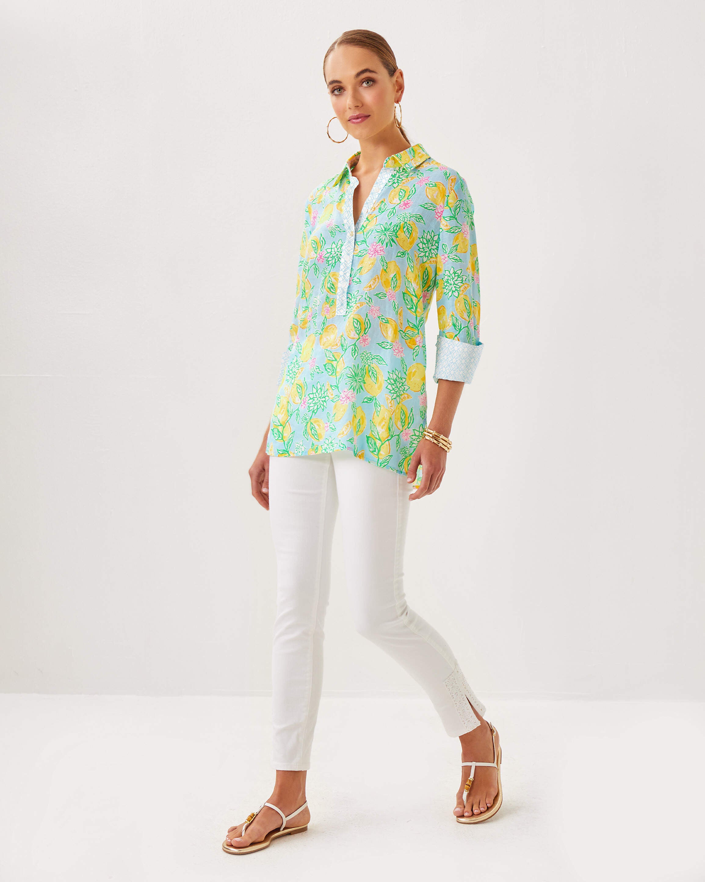 Riverlyn Pieced Print Tun