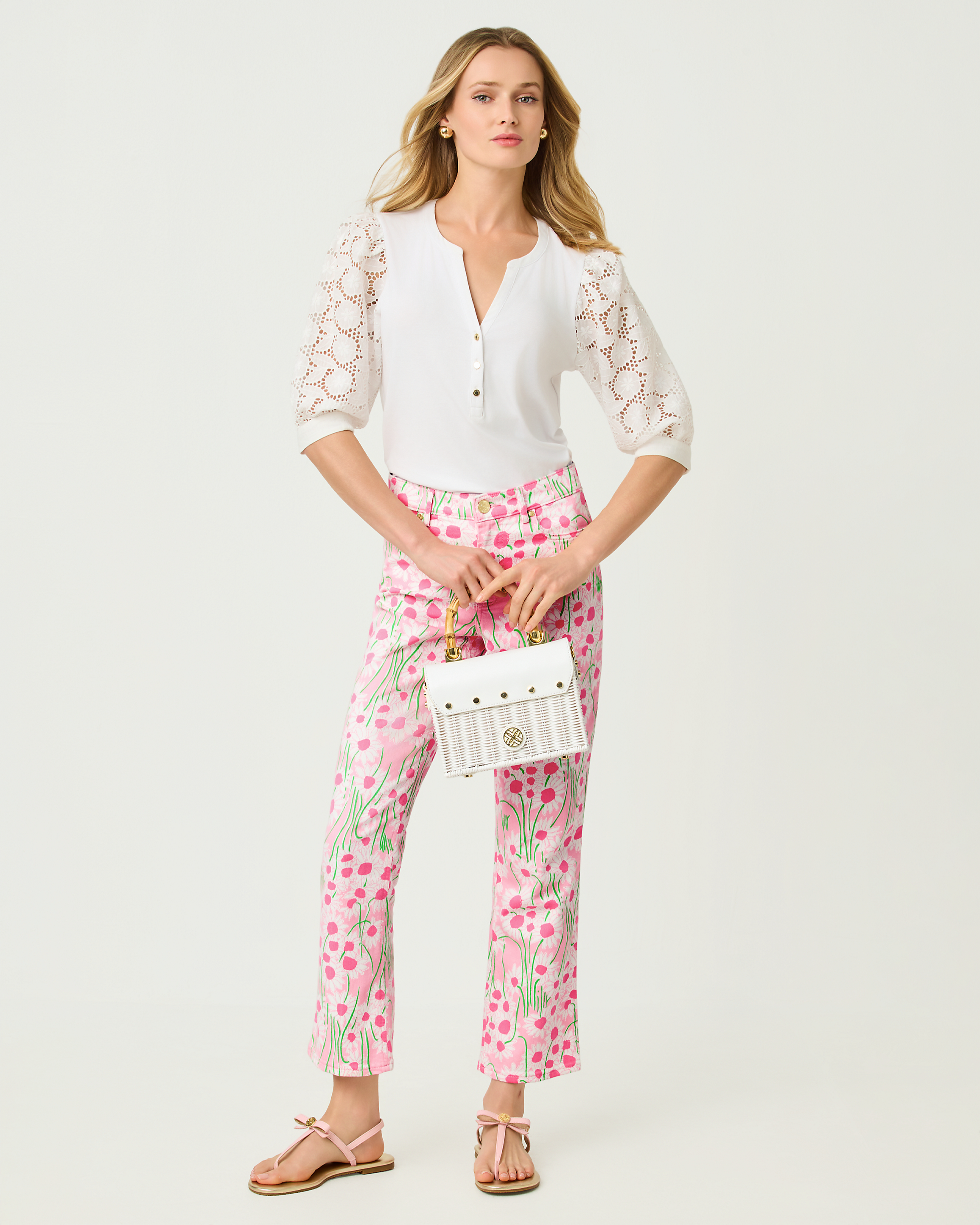 Annet High Rise Crop Flare Pant