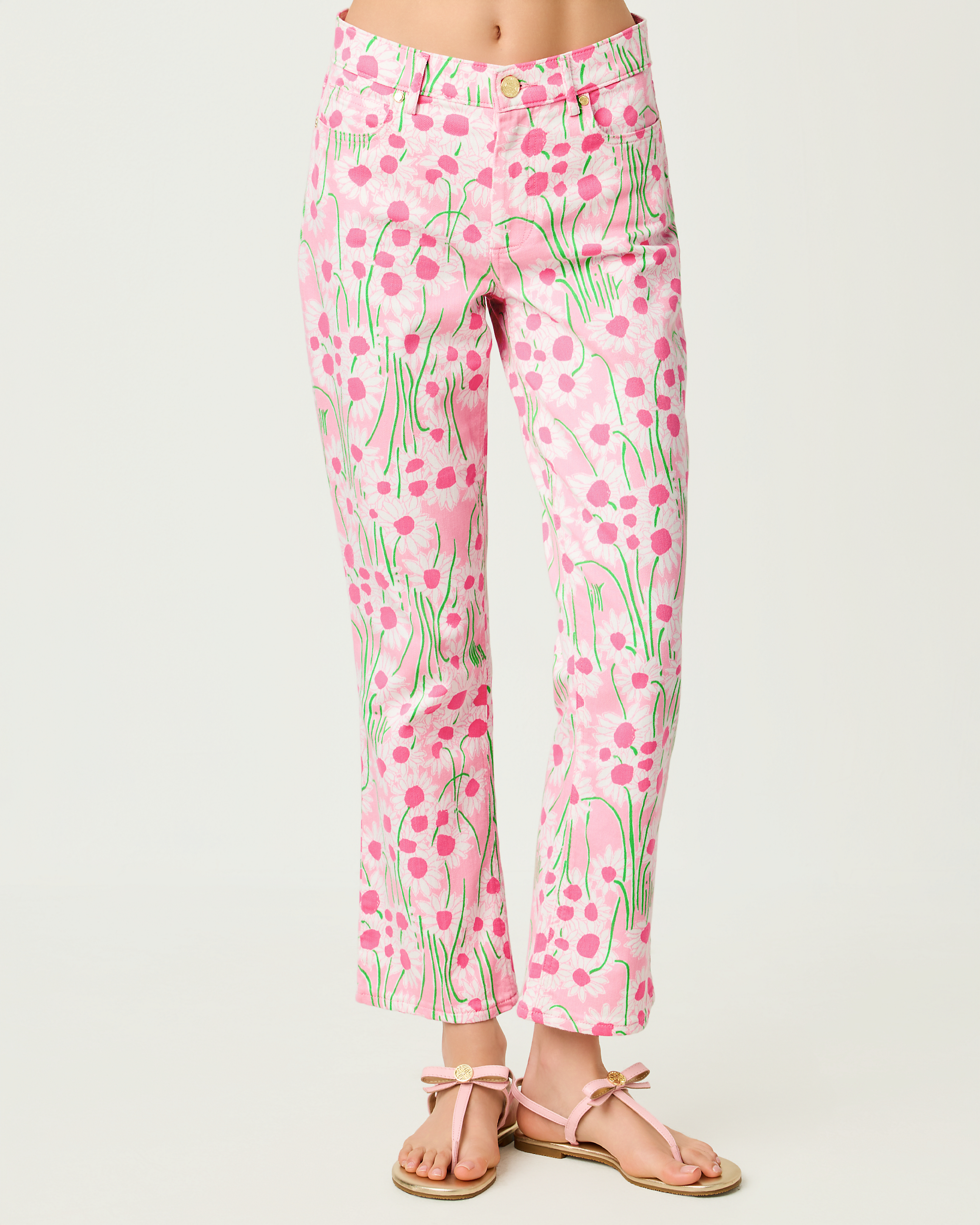 Annet High Rise Crop Flare Pant