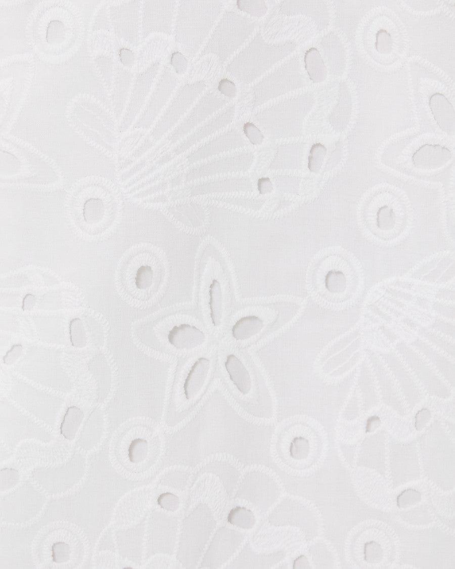 Adorie Strapless Cotton Eyelet Dress