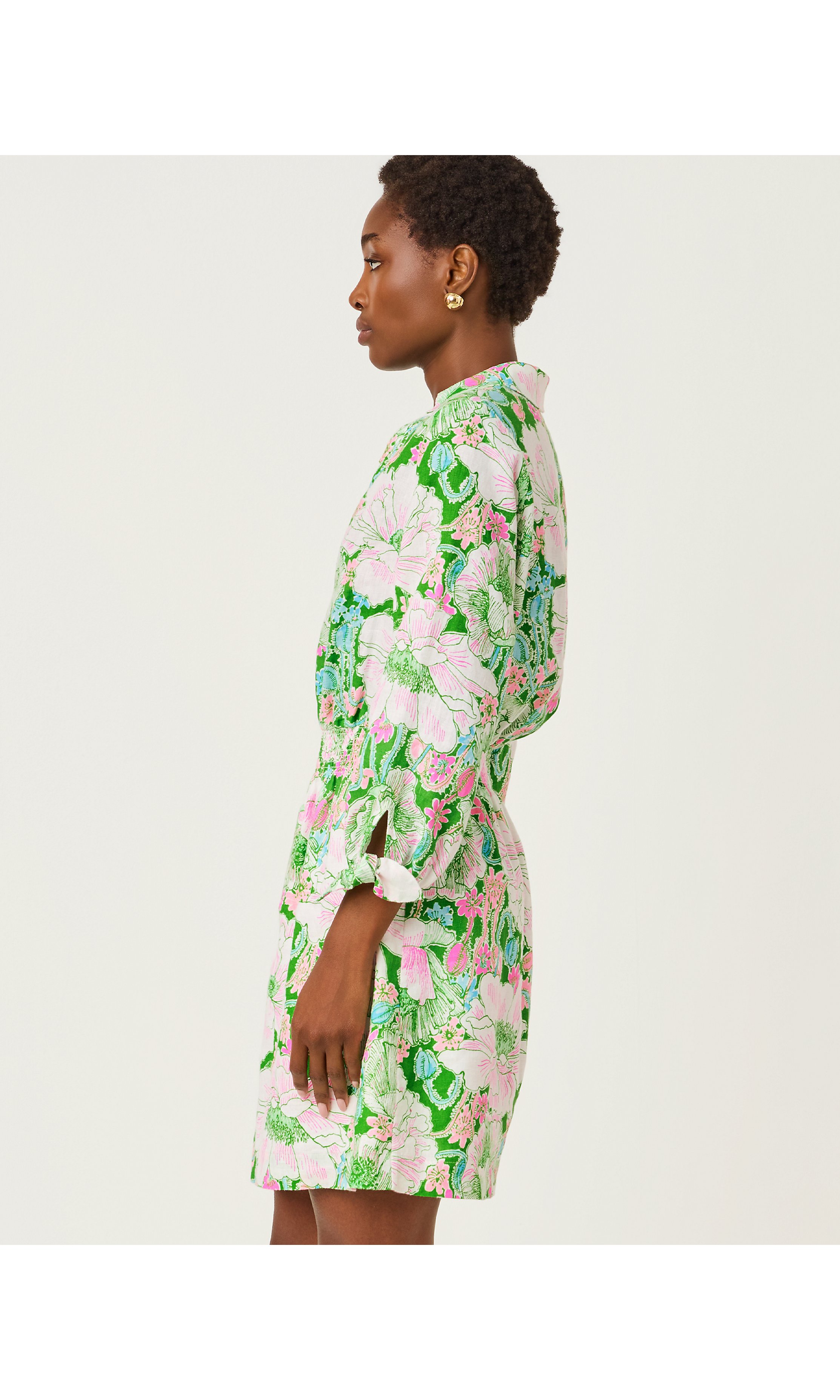 Abralynn Linen Shirtdress