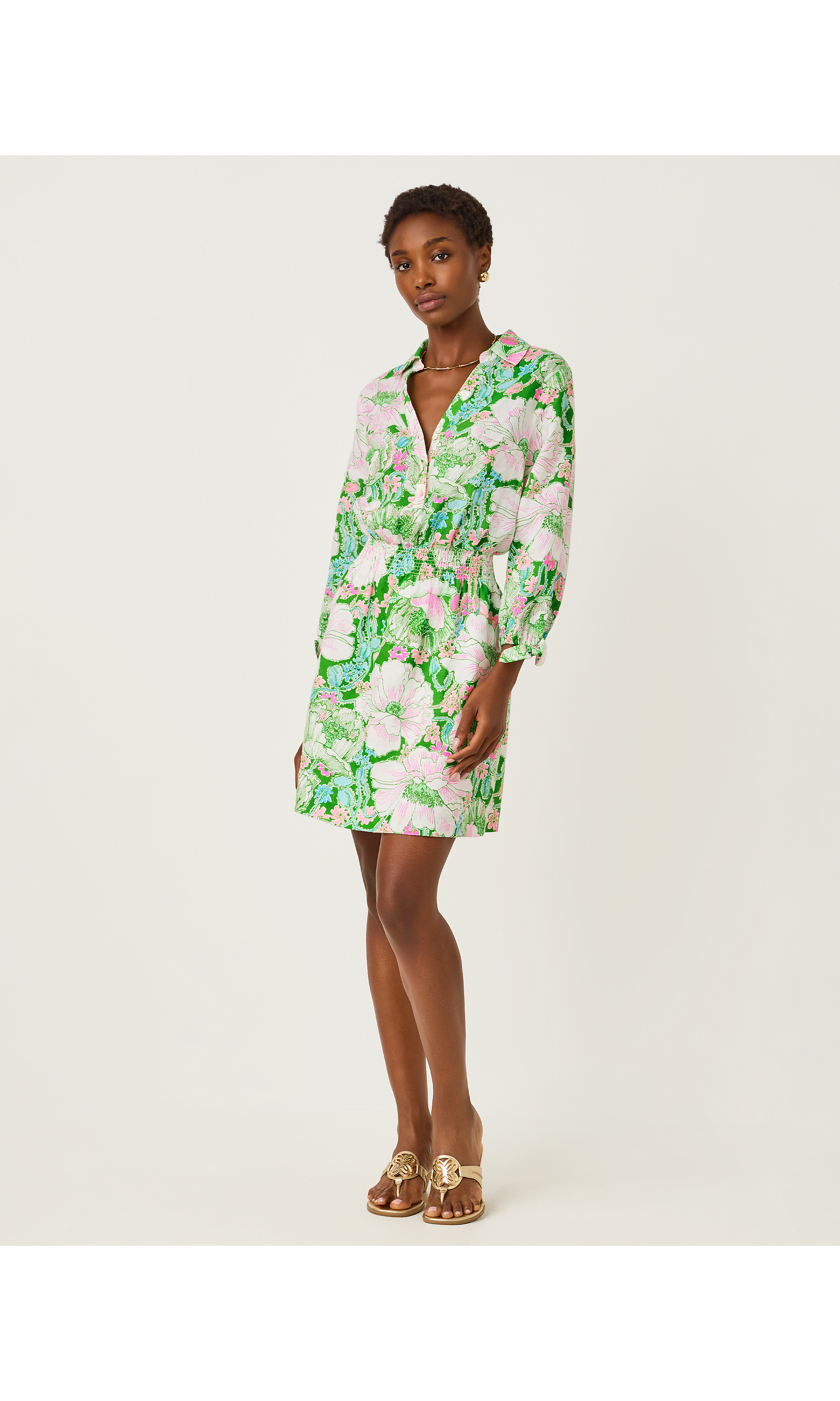 Abralynn Linen Shirtdress