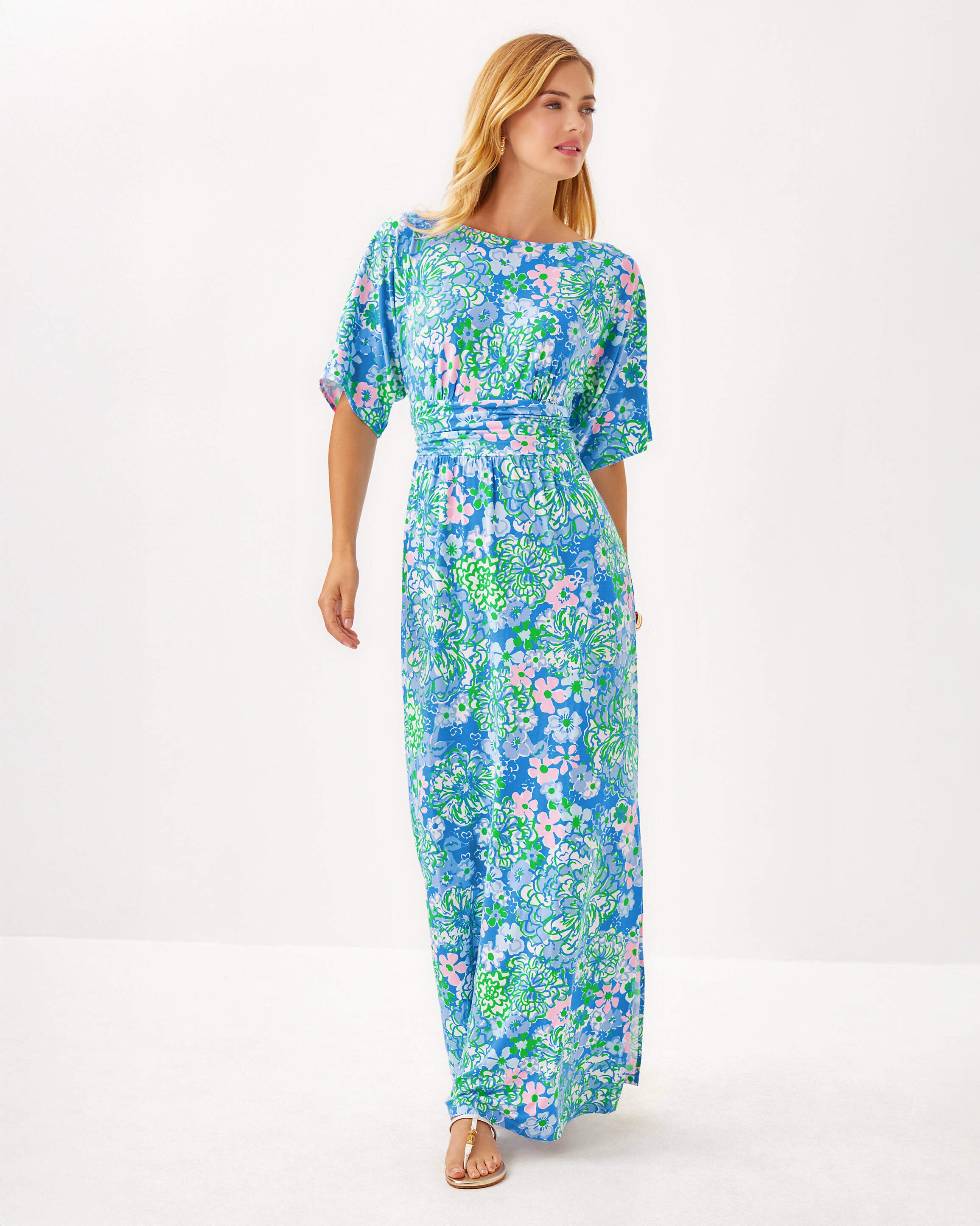 Parigi Boat Neck Maxi Dress