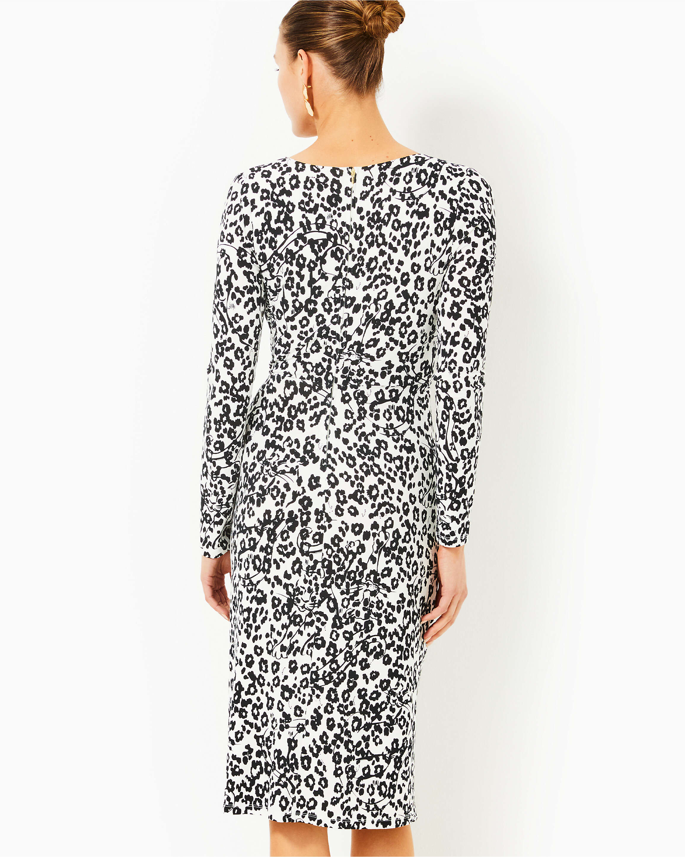 Odella V-Neck Midi Dress