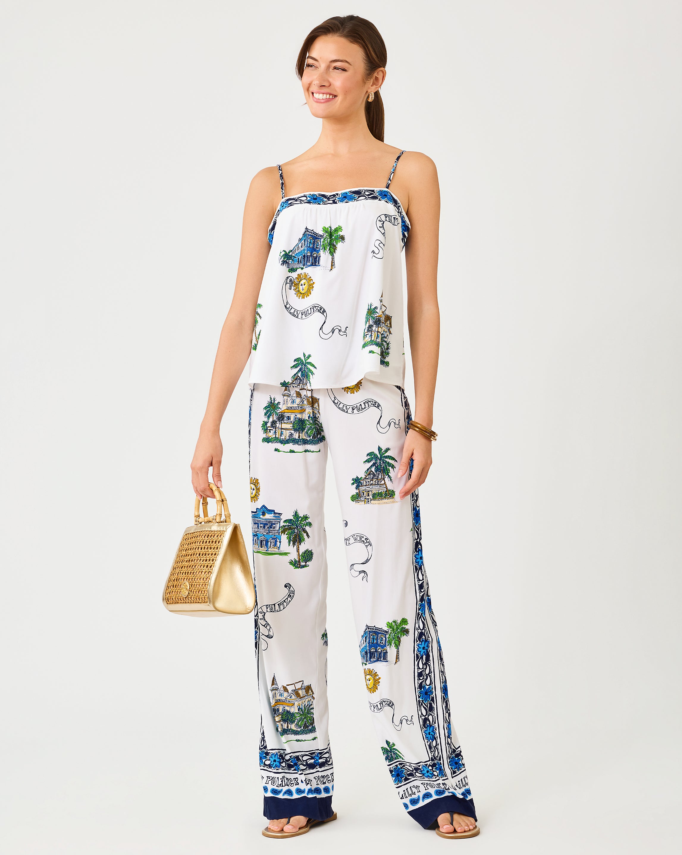 BAL HARBOUR STRETCH PALAZO PANT