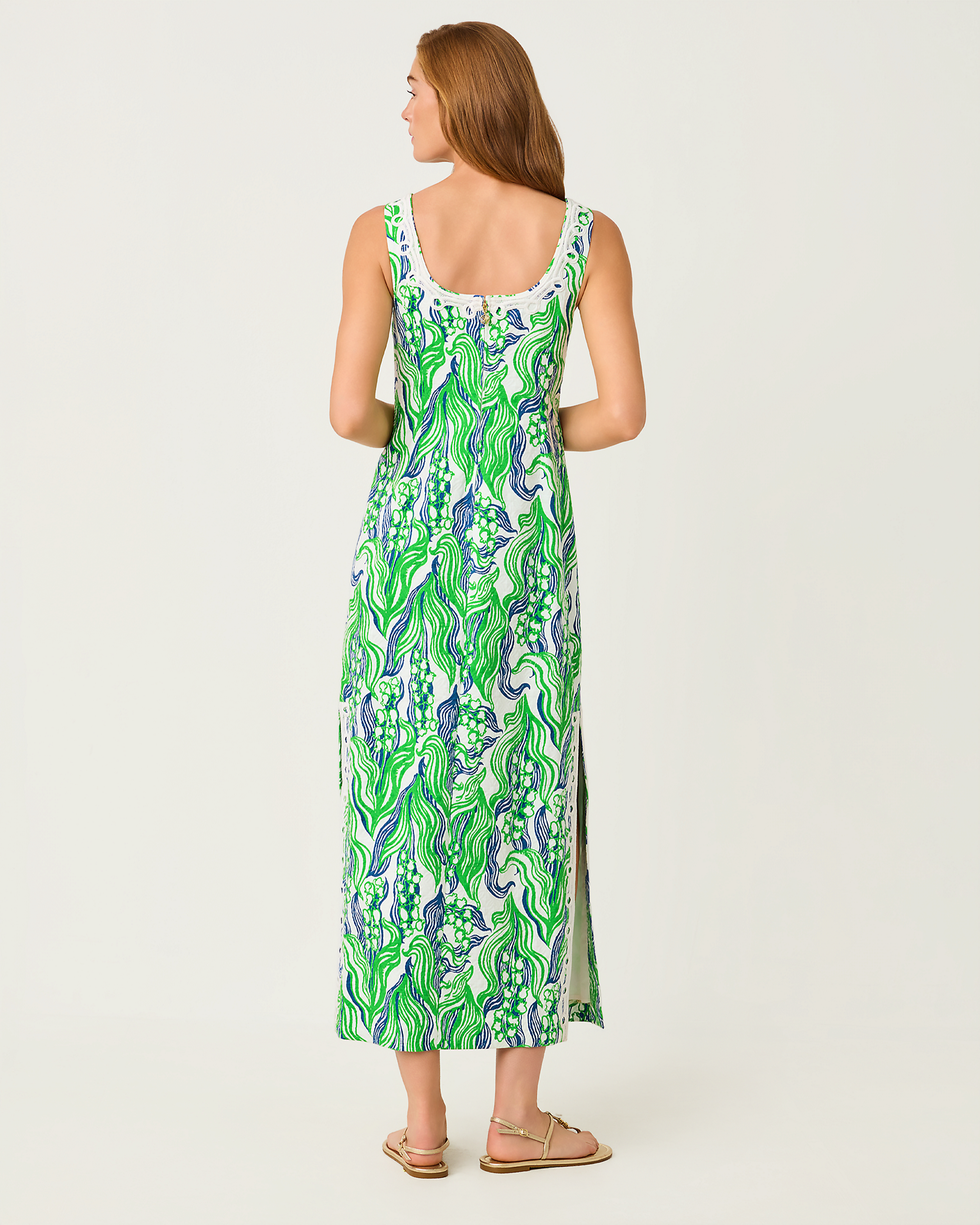 Marleigh Stretch Maxi Shift Dress