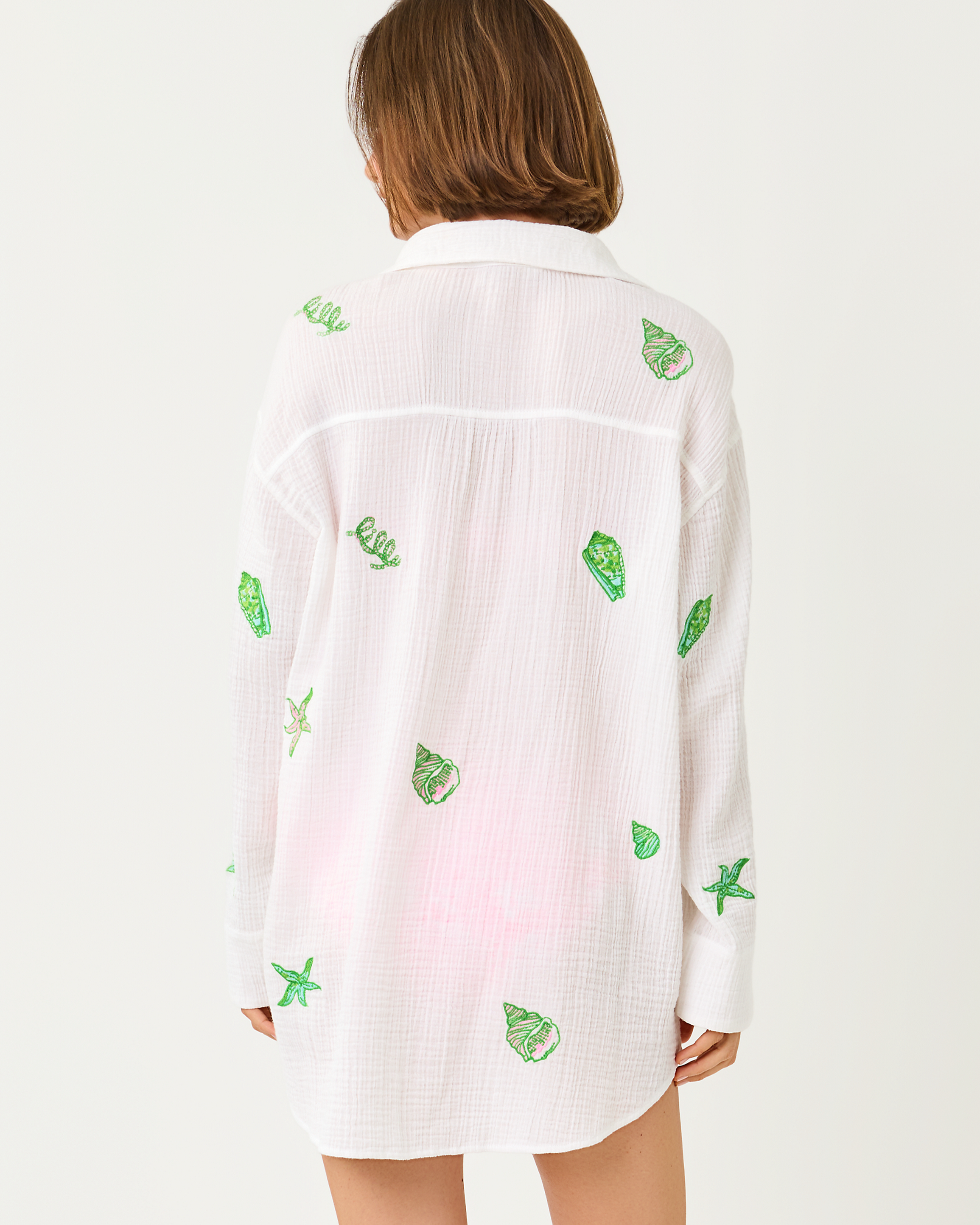 KWITNEY LONG-SLEEVE COVERUP