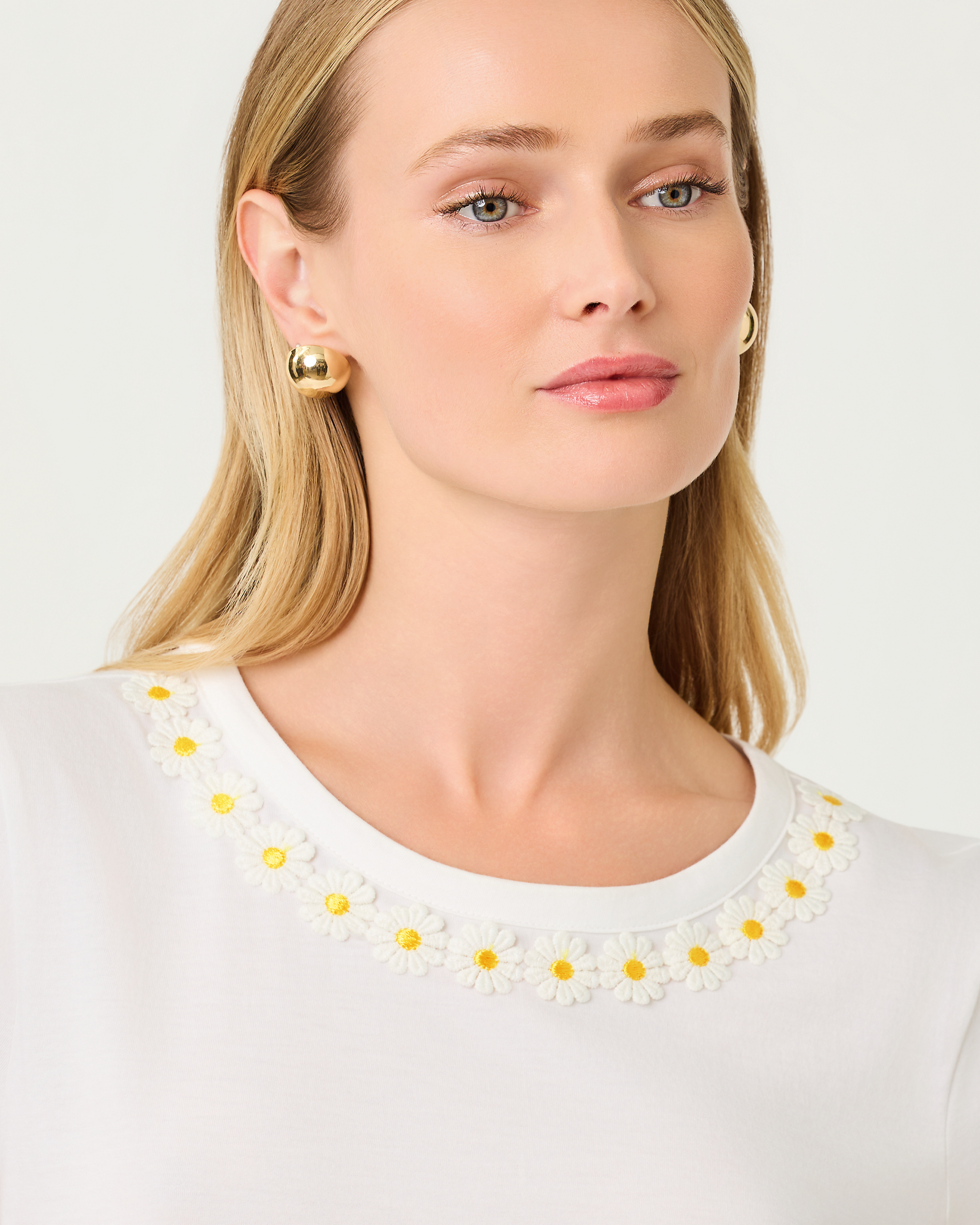 Clairmont Trimmed Knit Top