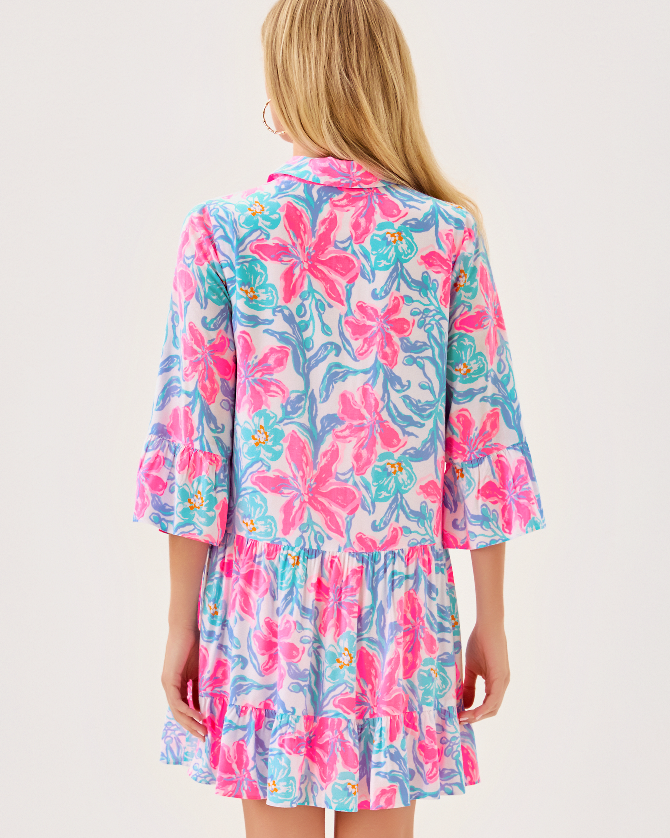 Women's Diantha Tunic Dress in Multi Beachside Haven - Lilly Pulitzer Women's Diantha Tunic Dress in Multi Beachside Haven - Lilly Pulitzer