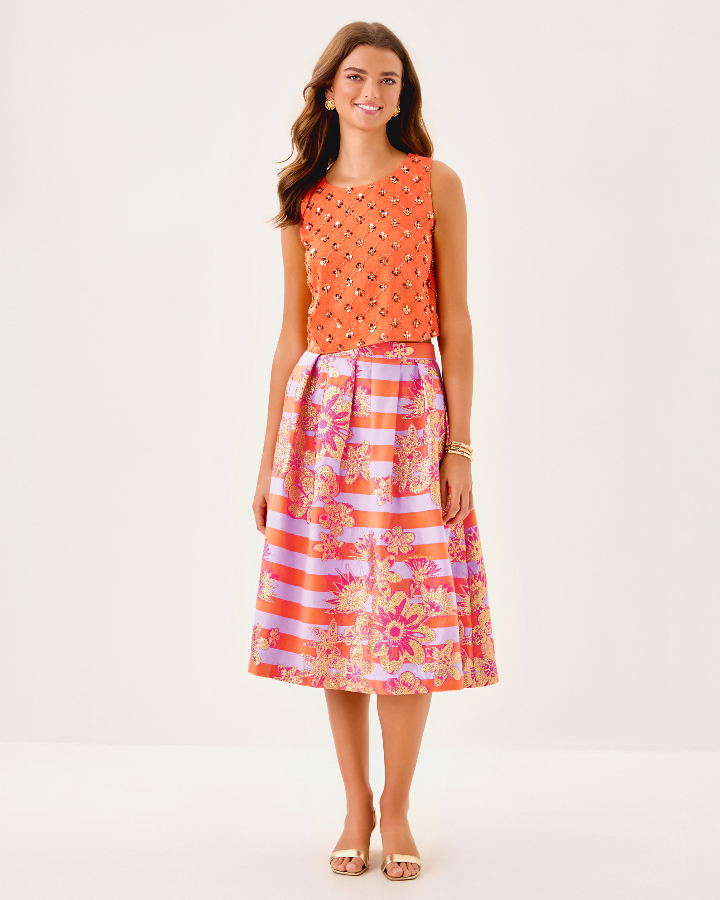 Lathan Sleeveless Cropped Top
