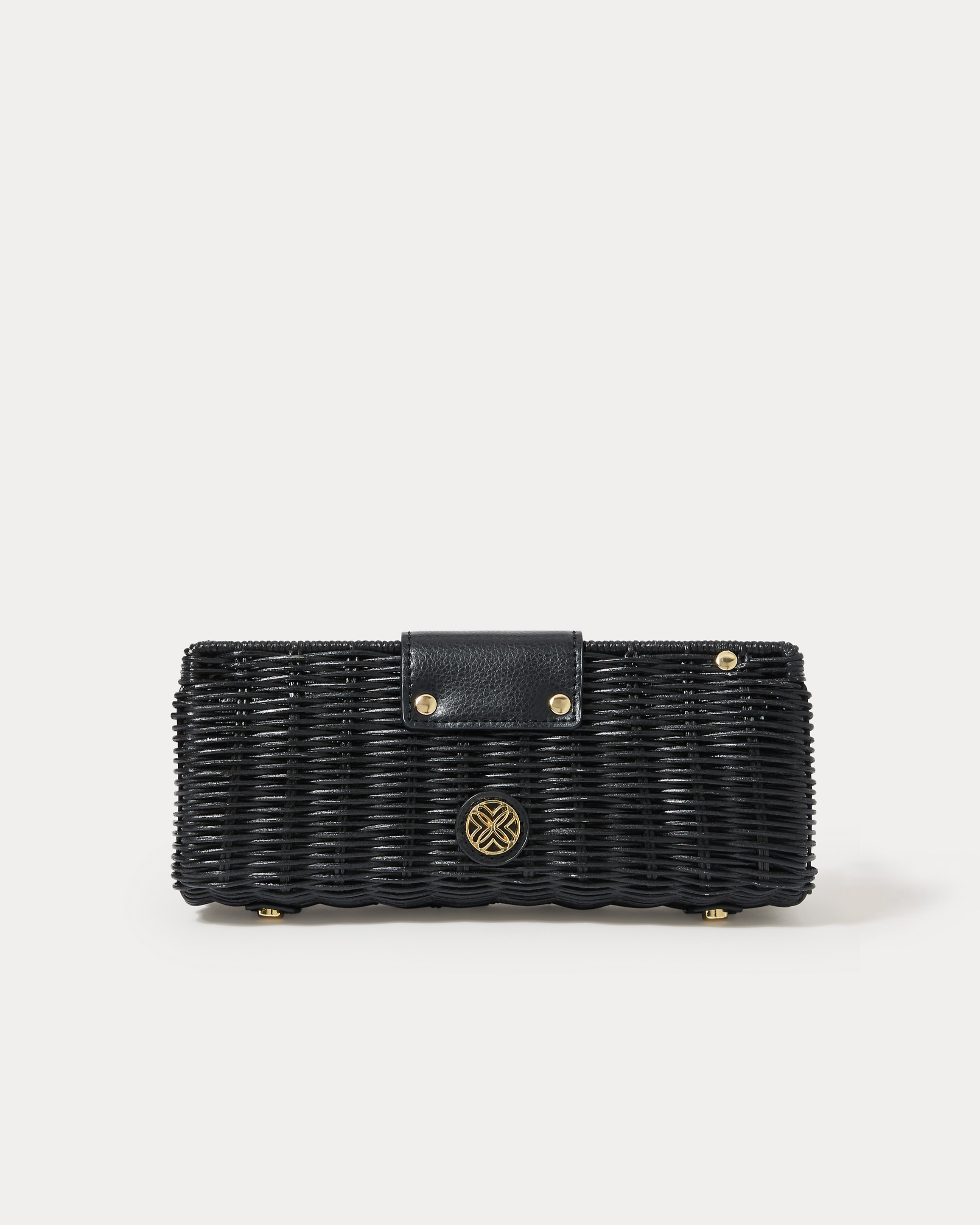 Leena Wicker Clutch
