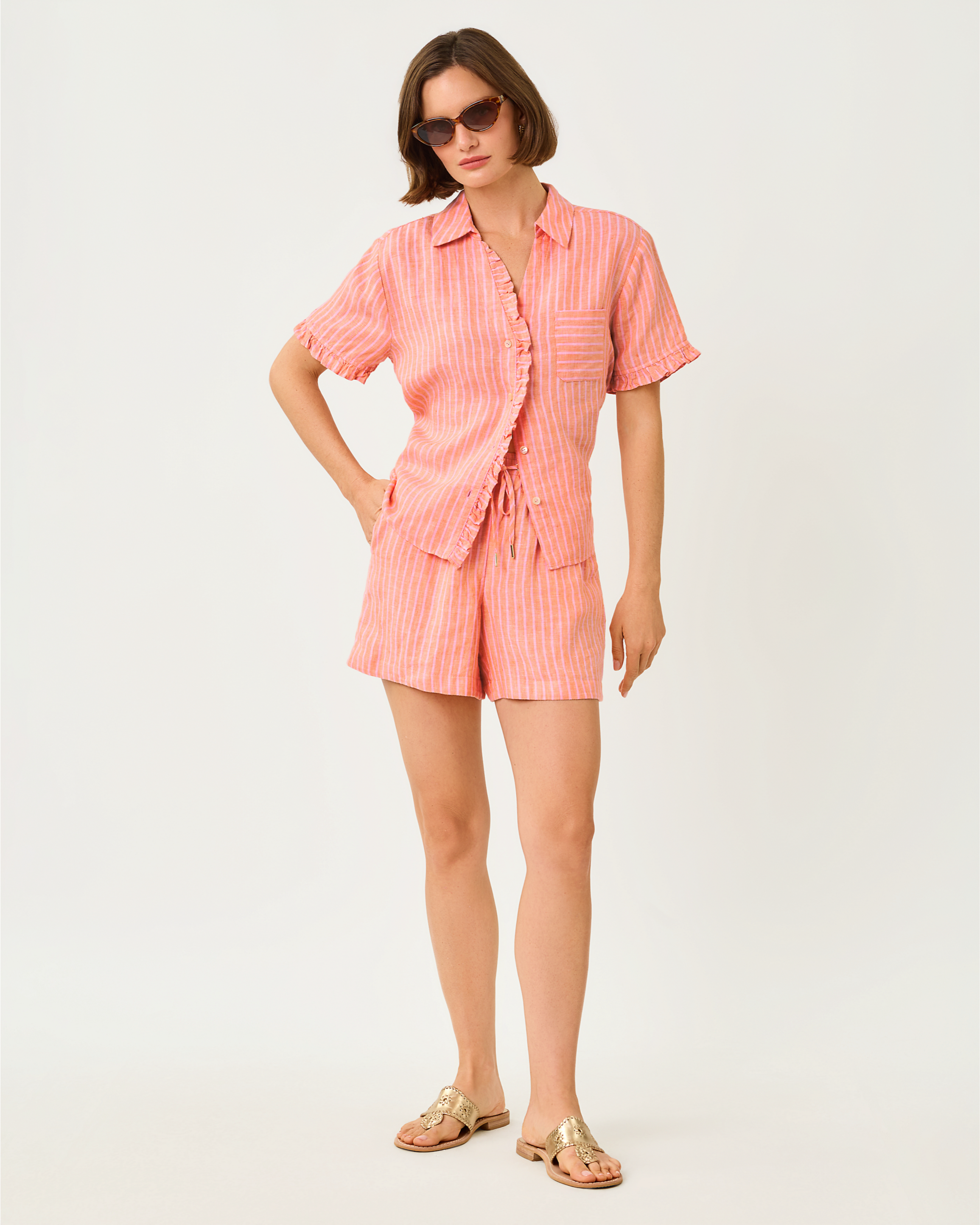 CARDEN RUFFLE TOP