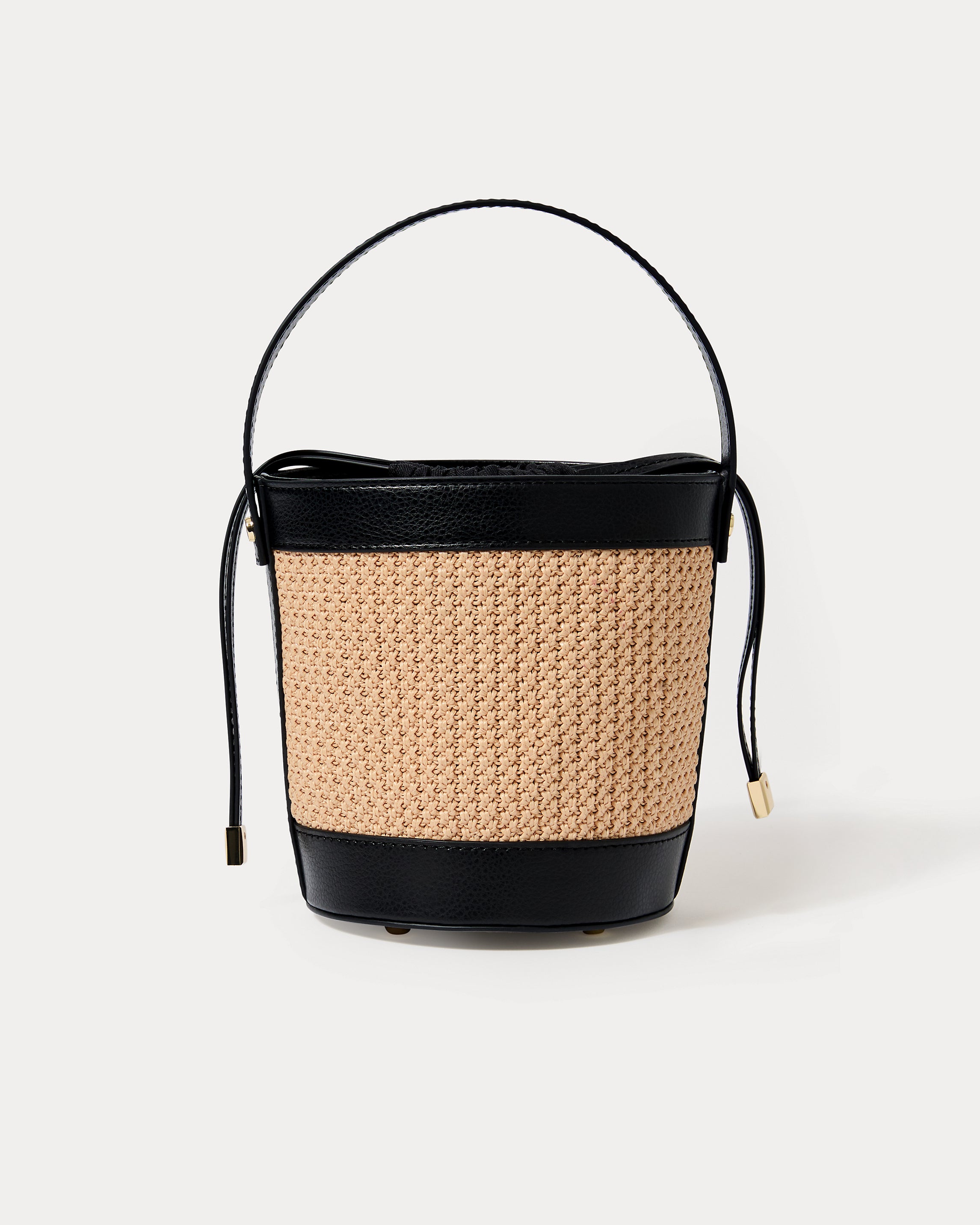 Malia Raffia Bucket Bag