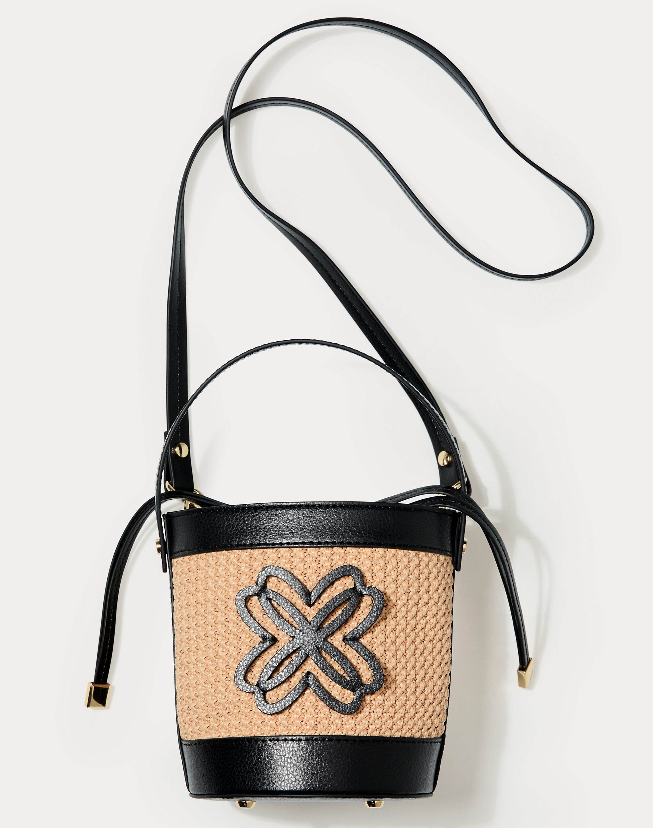Malia Raffia Bucket Bag