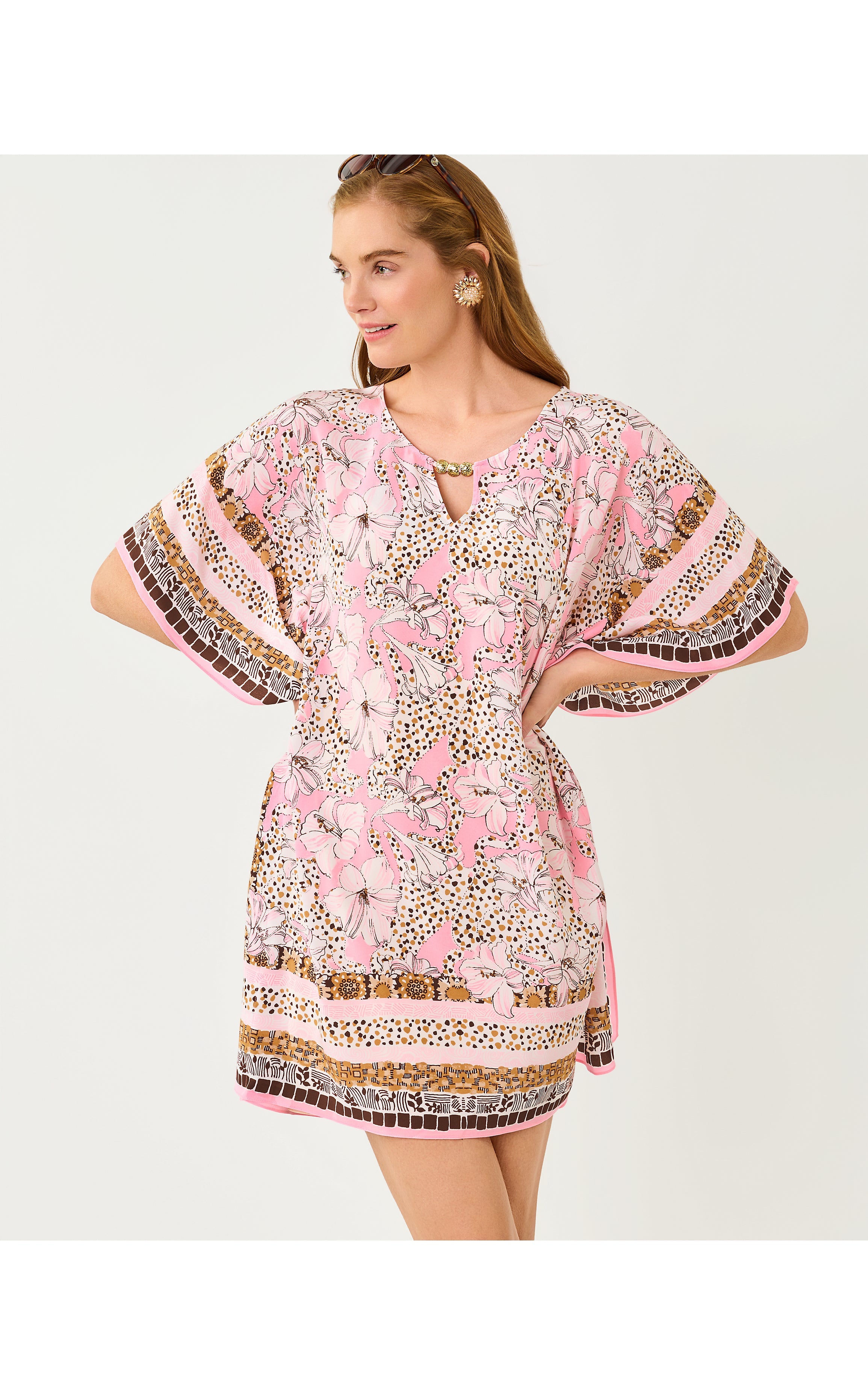 Lindamarie Silk Caftan - Coco Beach