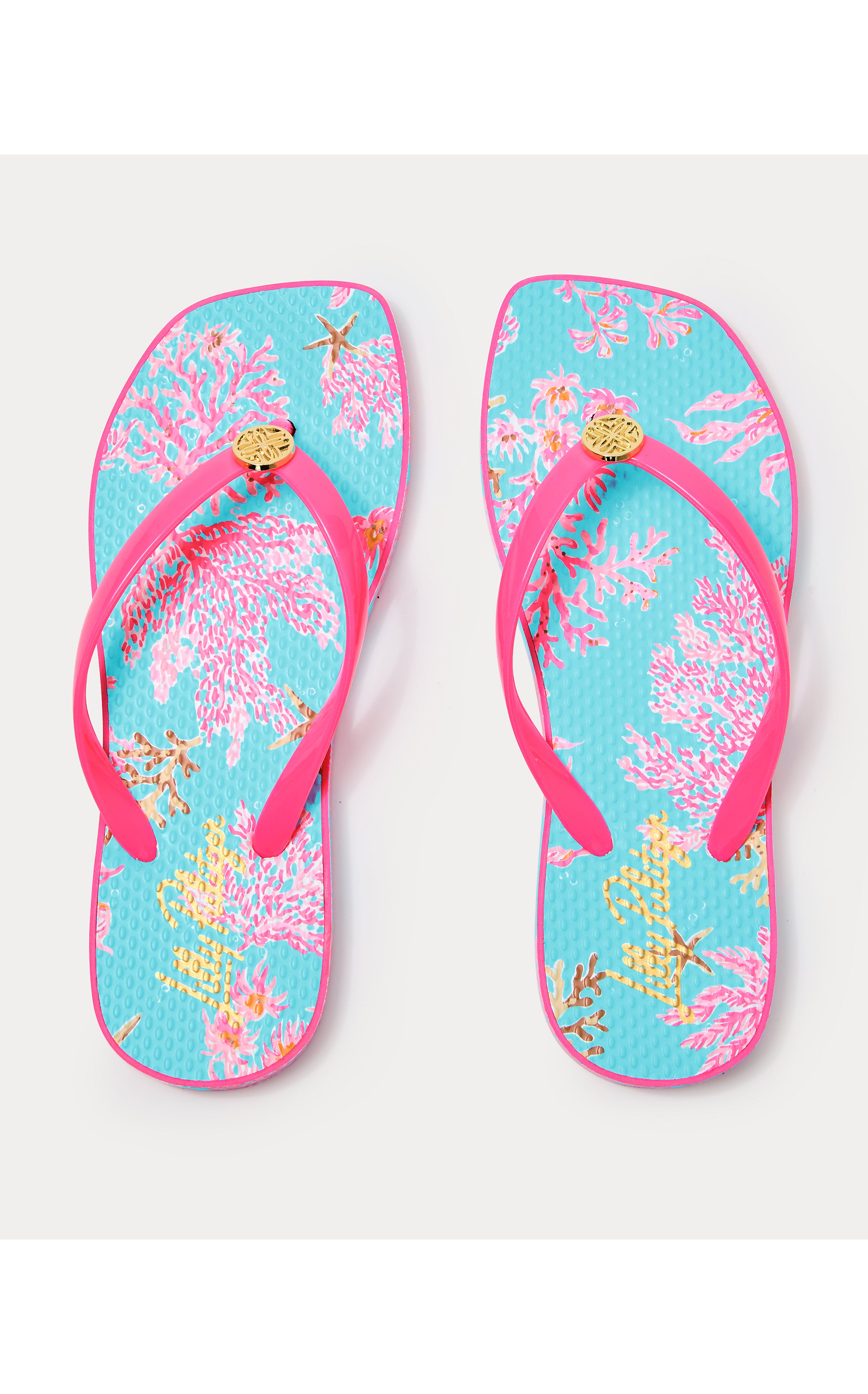 Sandsational Square Toe Flip Flops