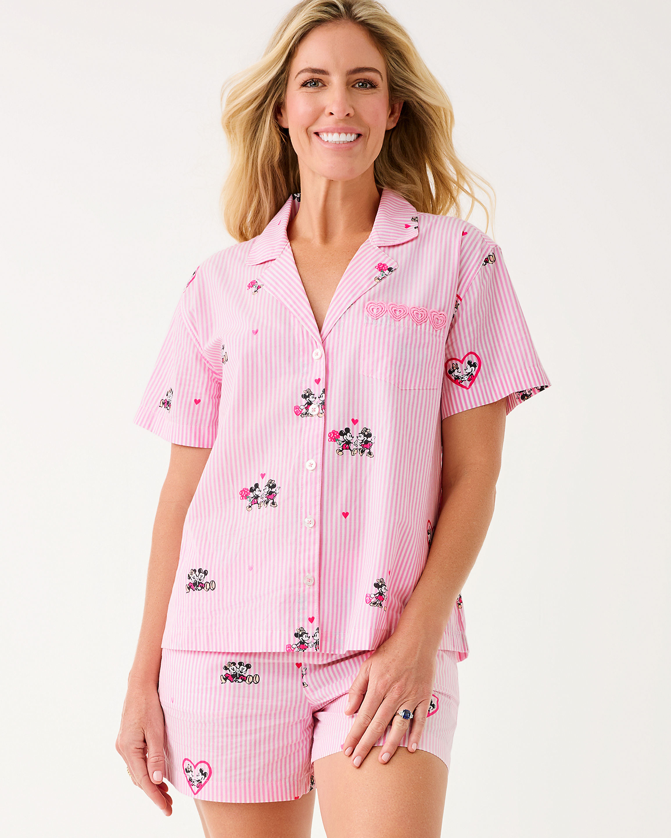Mari Pj Button-up Top