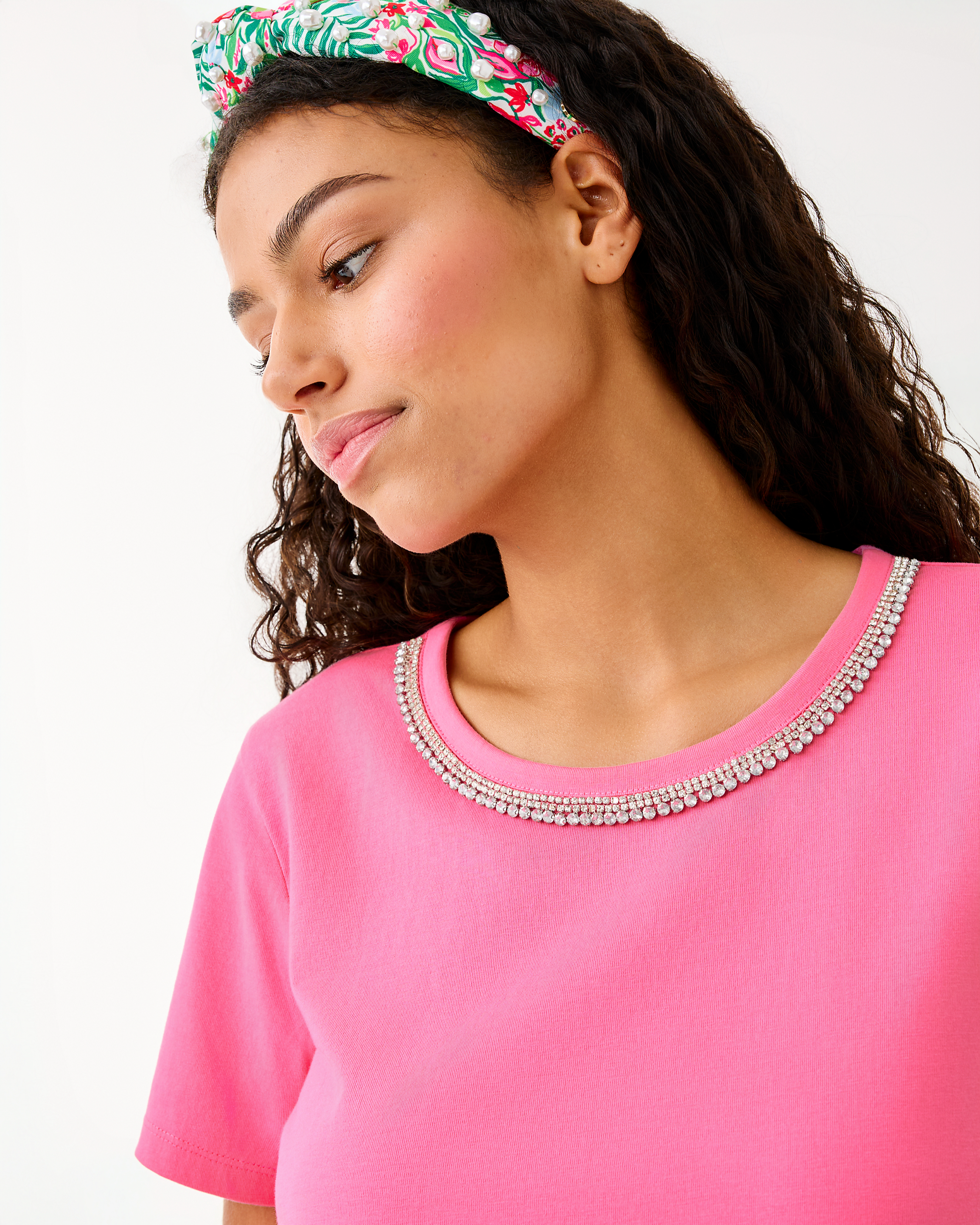 Clairmont Rhinestone Knit Shirt