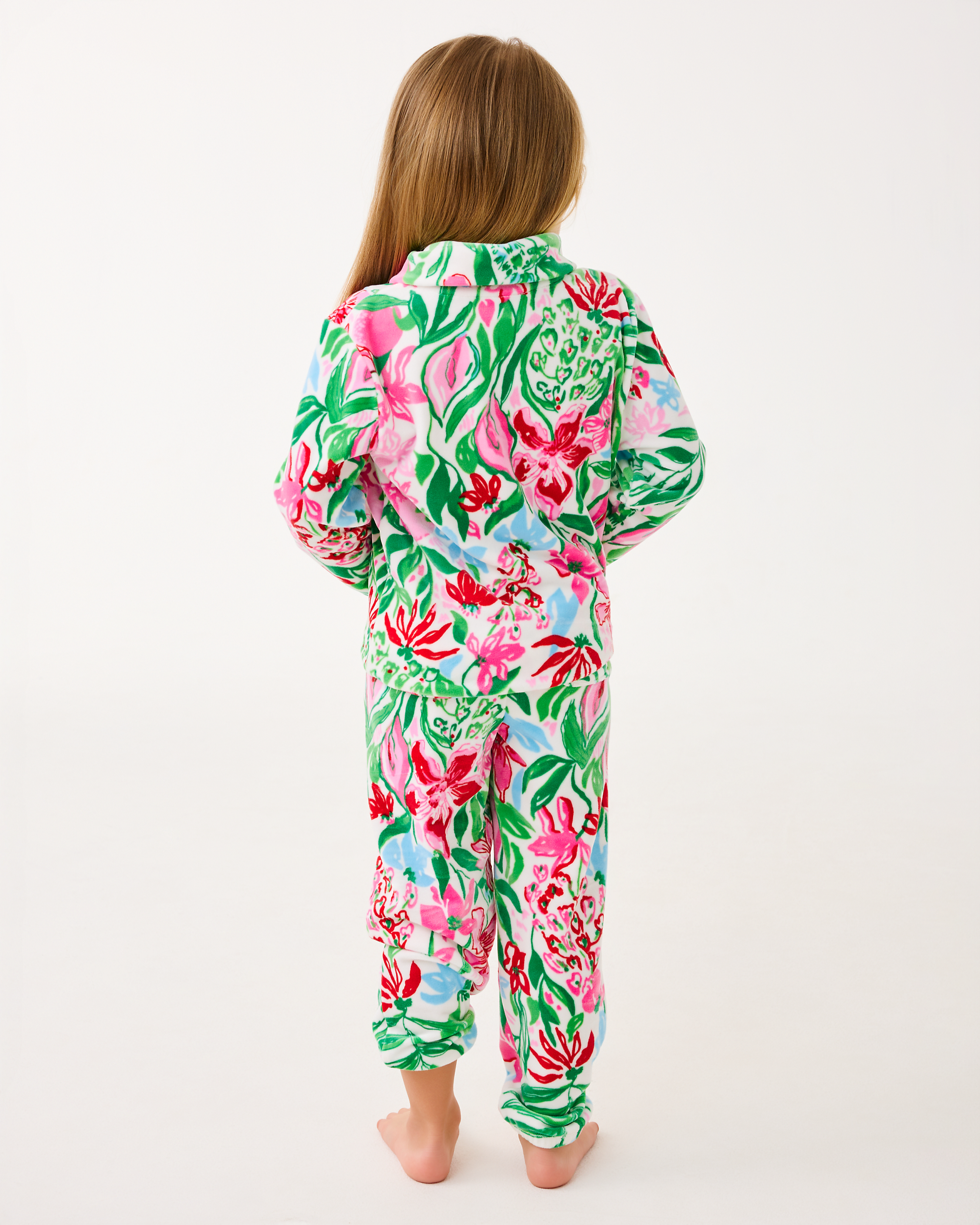 Mini Eleni Velour Pullover