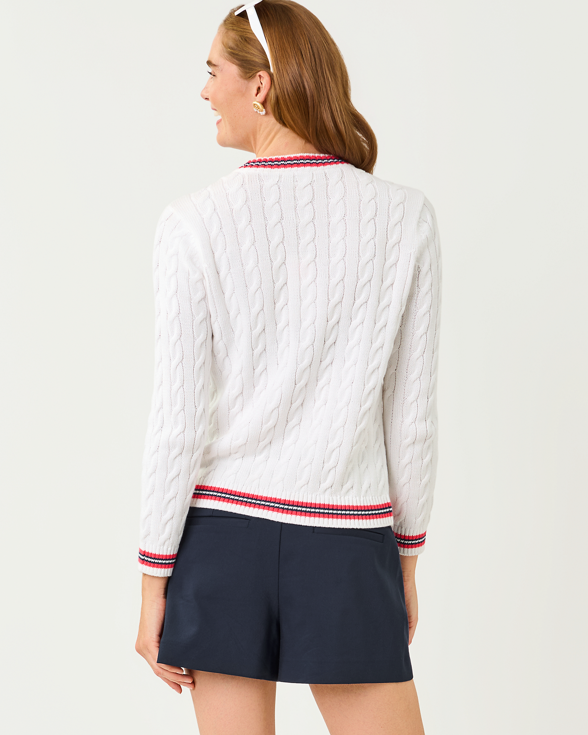 BROCKTON CREW NECK CARDIGAN